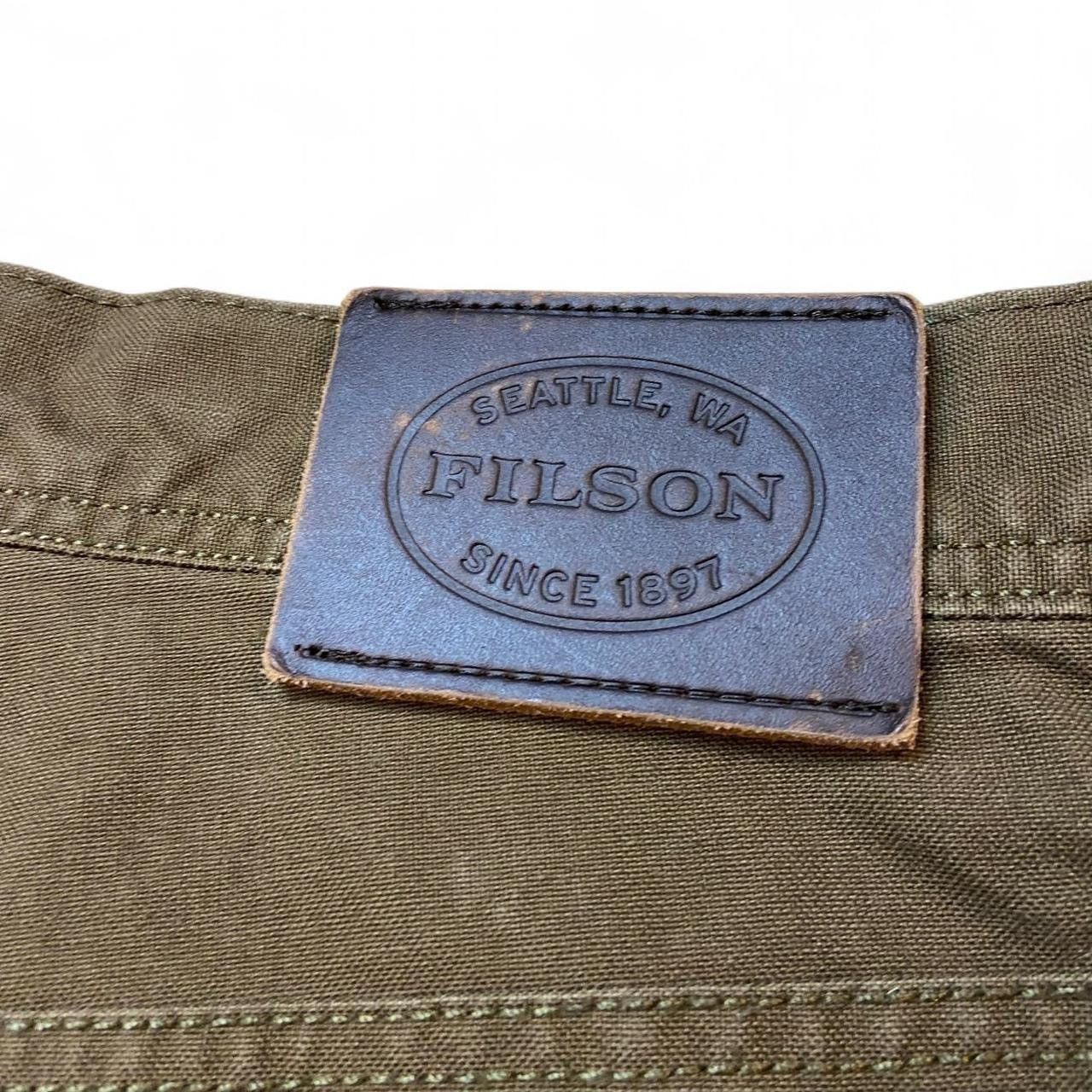 Filson Dry Tin Cloth Marsh Olive Pants 40x30 Size US 40 / EU 56 - 2 Thumbnail