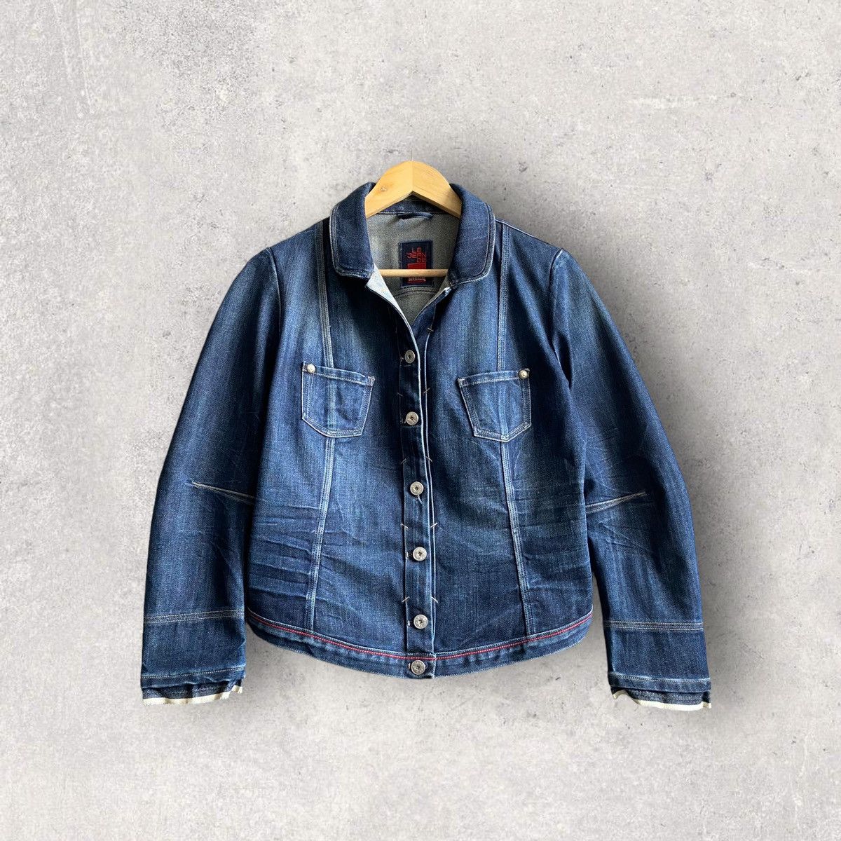 Marithe + Francois Girbaud LE JEAN DE MARITHE FRANCOIS GIRBAUD Denim Jacket Size XL / US 12-14 / IT 48-50 - 1 Thumbnail