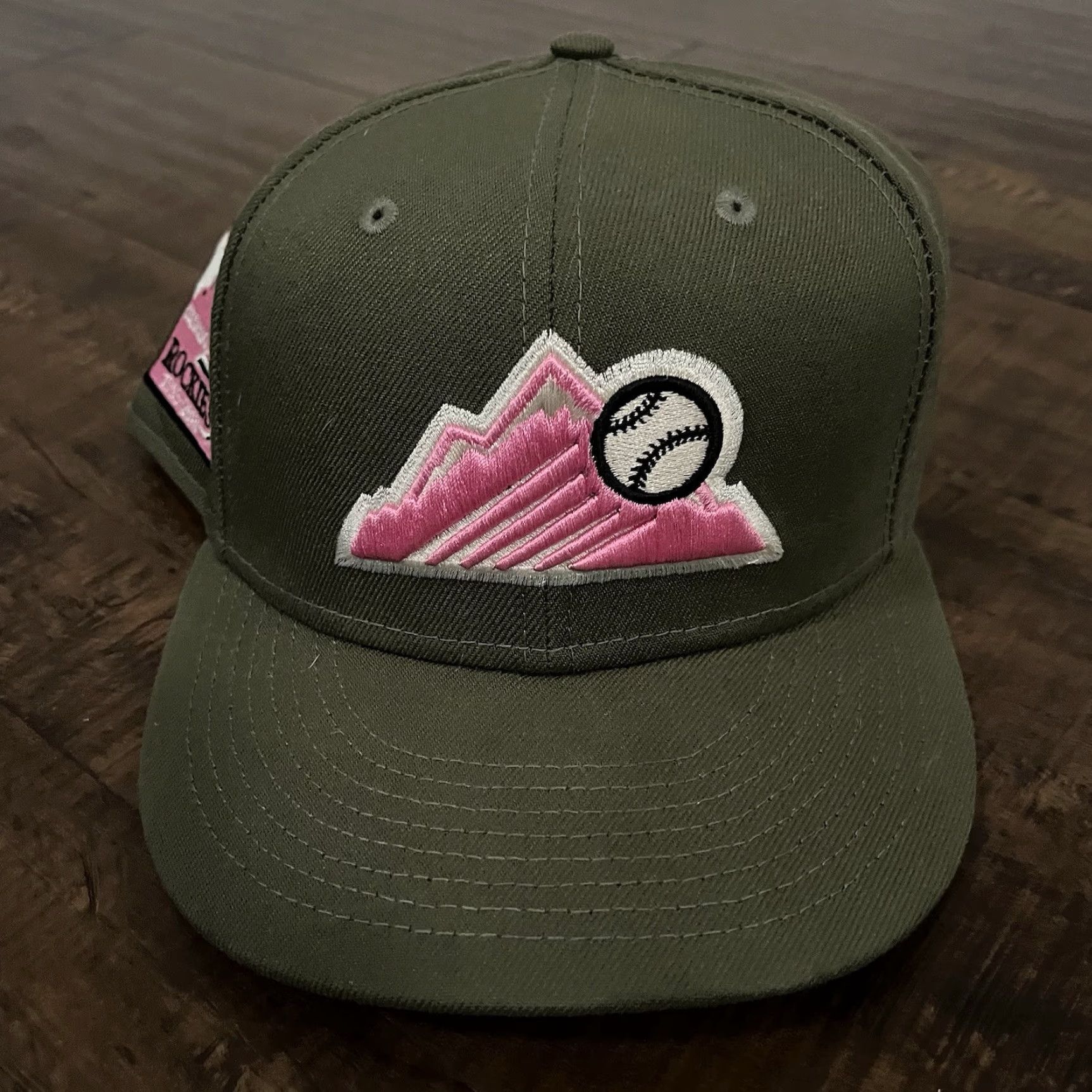 New Era NEW ERA Baseball Cap Colorado Rockies Green UV Sz 7 5/8 Mens Size ONE SIZE - 4 Thumbnail