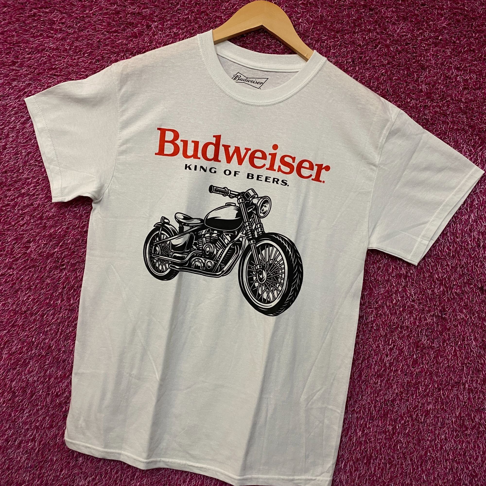 Budweiser Budweiser PacSun Biker Vintage-Style Motorcycle Graphic T-Sh Size US M / EU 48-50 / 2 - 3 Thumbnail