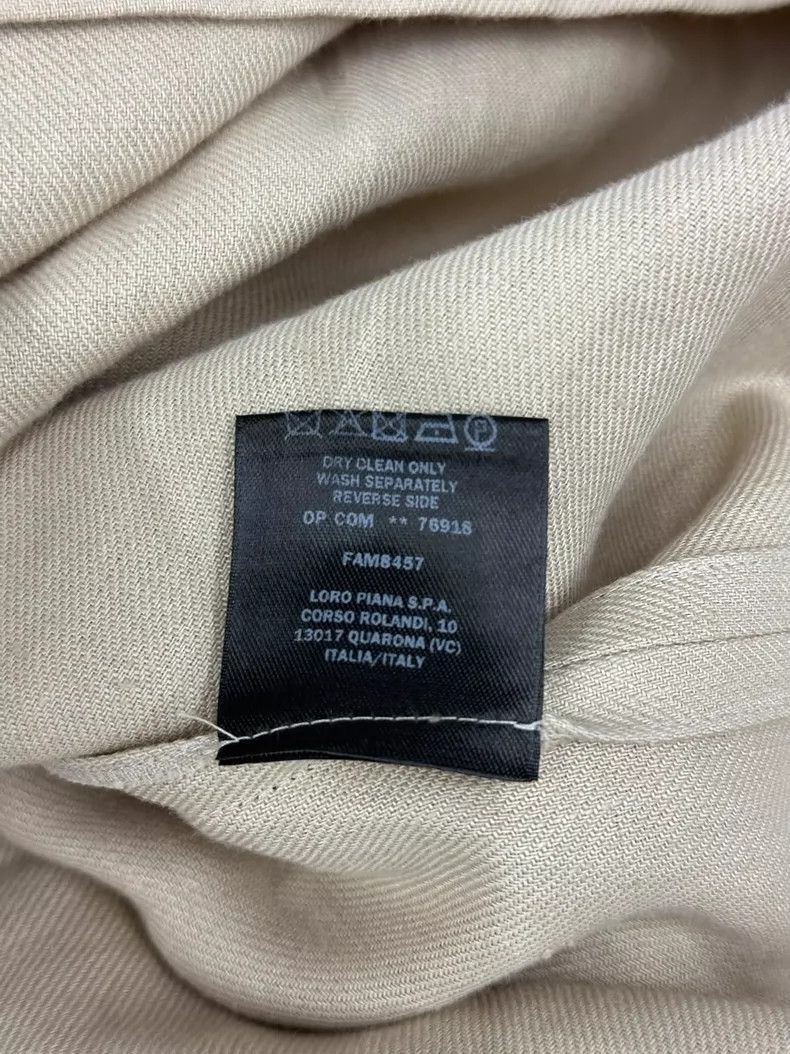 Other LORO PIANA Turn up the collar of your linen top Size L / US 10 / IT 46 - 6 Thumbnail