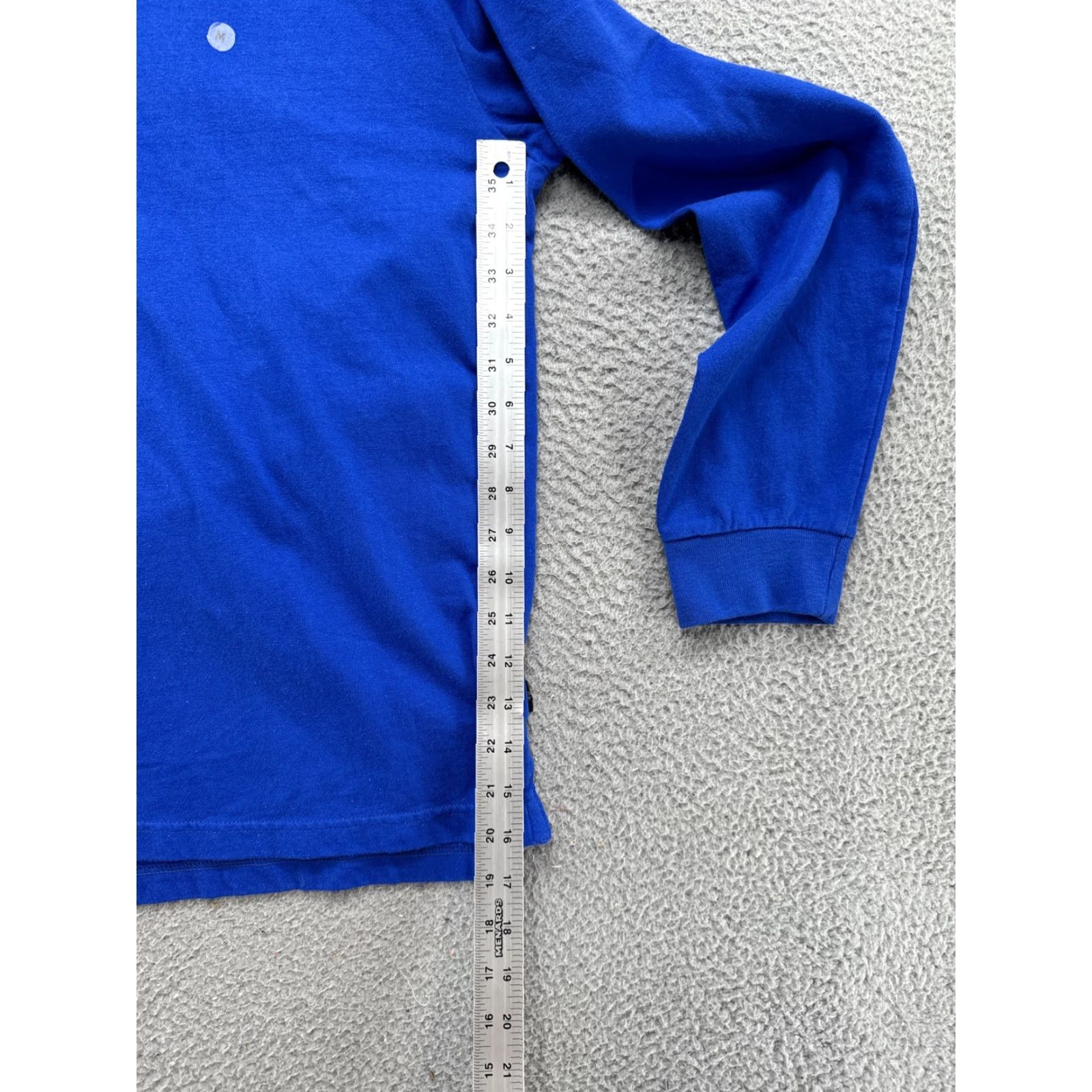 American Eagle Outfitters American Eagle Outfitters Polo Shirt Men Corduroy Neckline Rugby Long Sleeve Size M Blue New Size US M / EU 48-50 / 2 - 6 Thumbnail