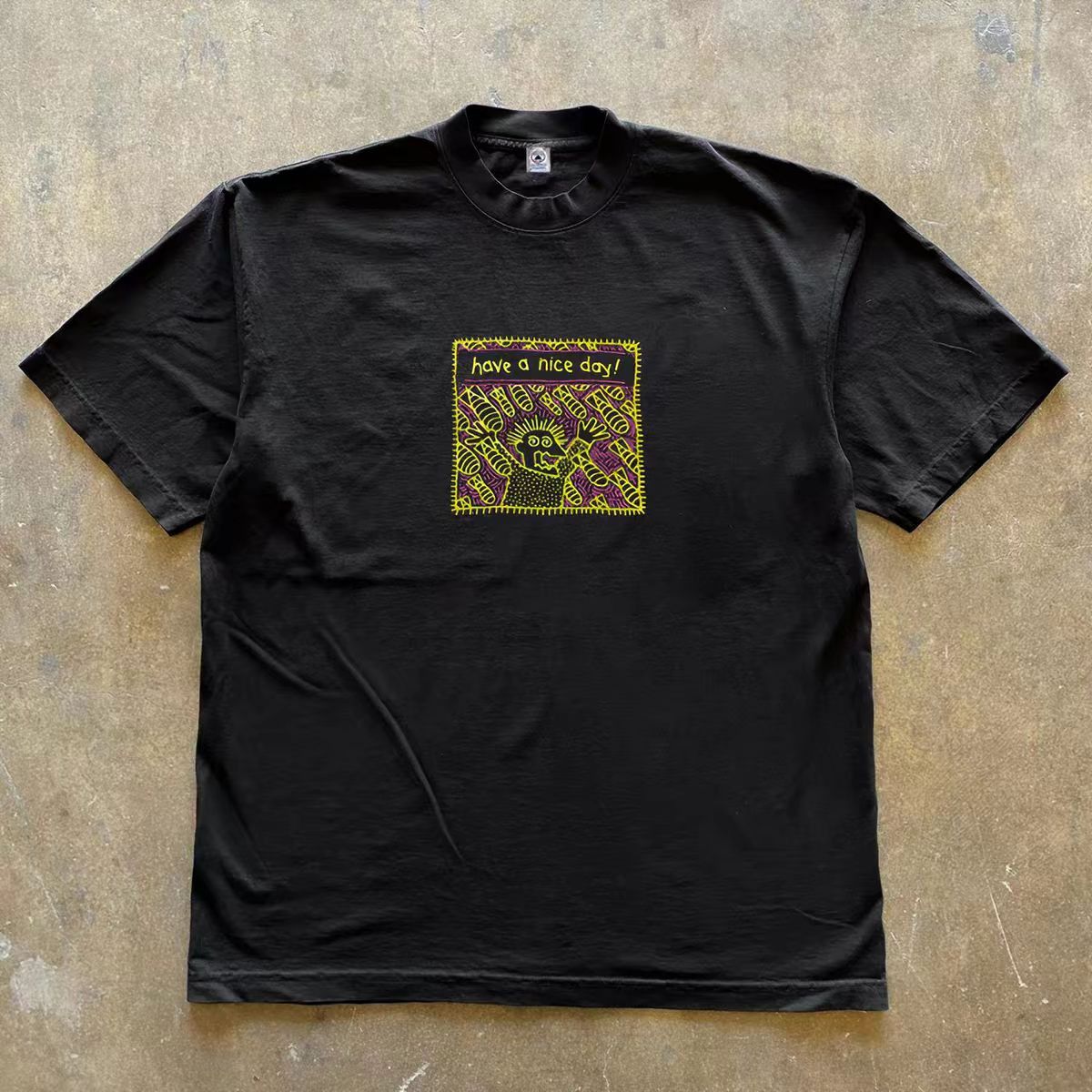 VIBE Short-sleeve T-shirt with artistic print Size US M / EU 48-50 / 2 - 1 Thumbnail