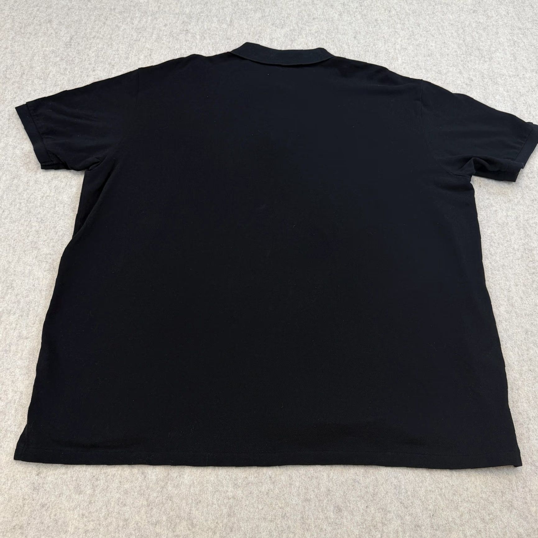 Polo Ralph Lauren Polo Ralph Lauren Polo Shirt Mens 3XB Black Big Pony Cotton Pique Golf Shirt Big 3X Mens Black Polo Shirt Size US XXL / EU 58 / 5 - 7 Thumbnail