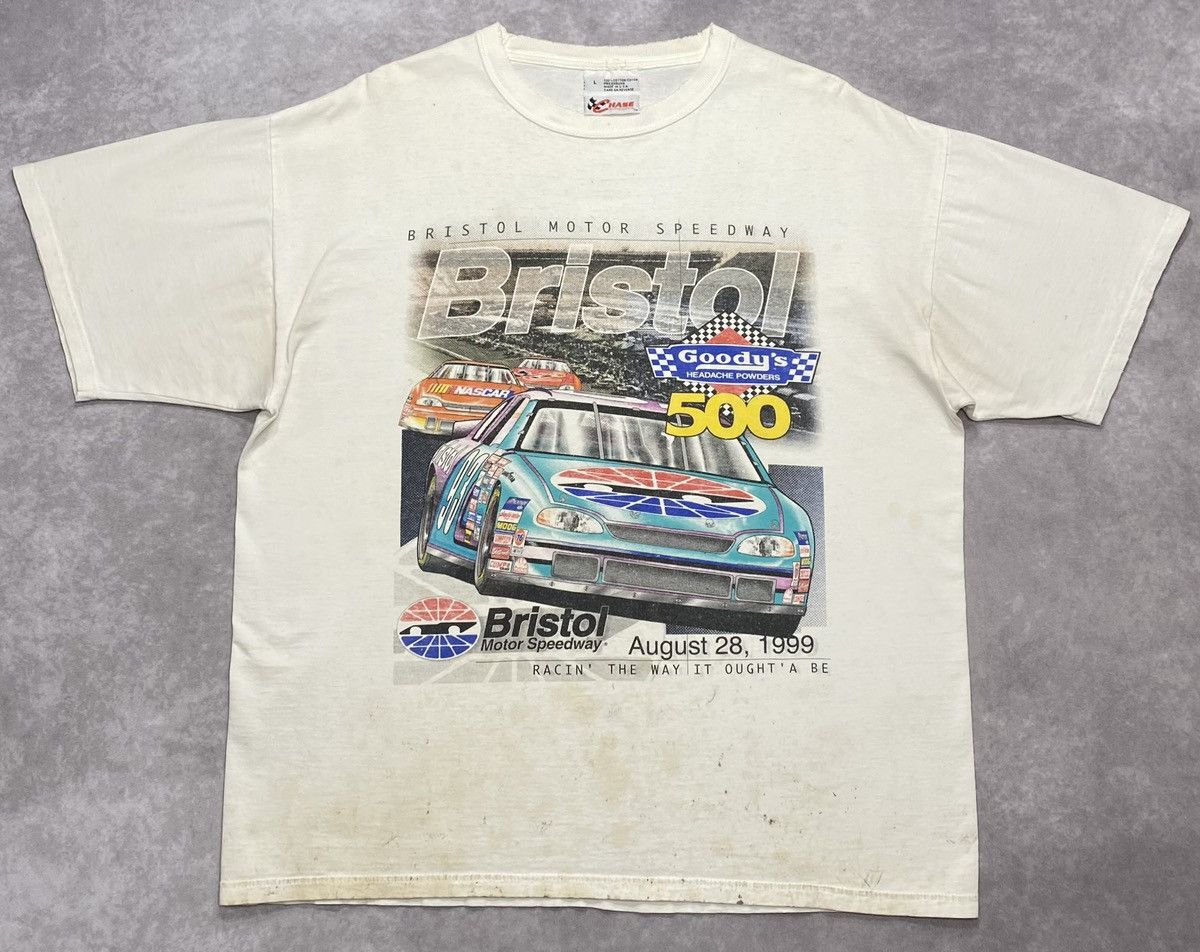 Chase Authentics 1999 Vintage Chase Authentics Bristol Motor Speedway Tee Size US L / EU 52-54 / 3 - 2 Thumbnail