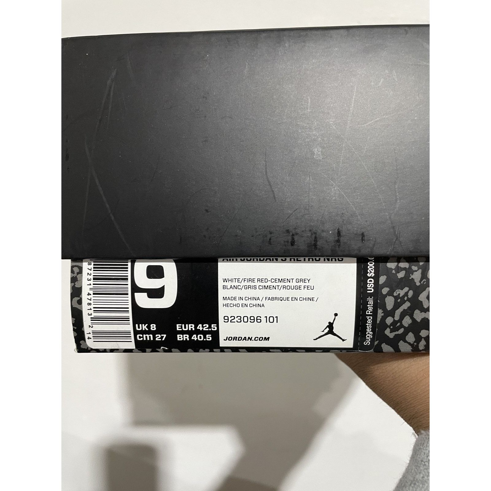 Jordan Brand JORDAN 3 RETRO FREE THROW LINE SIZE 9 PREOWNED Size US 9 / EU 42 - 7 Thumbnail