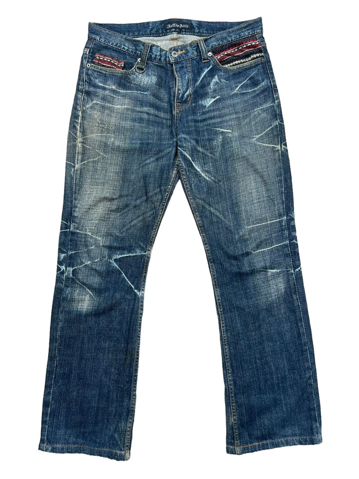 In The Attic In The Attic Gothic Straight Cut Denim Jeans 36x30 Size US 36 / EU 52 - 2 Thumbnail