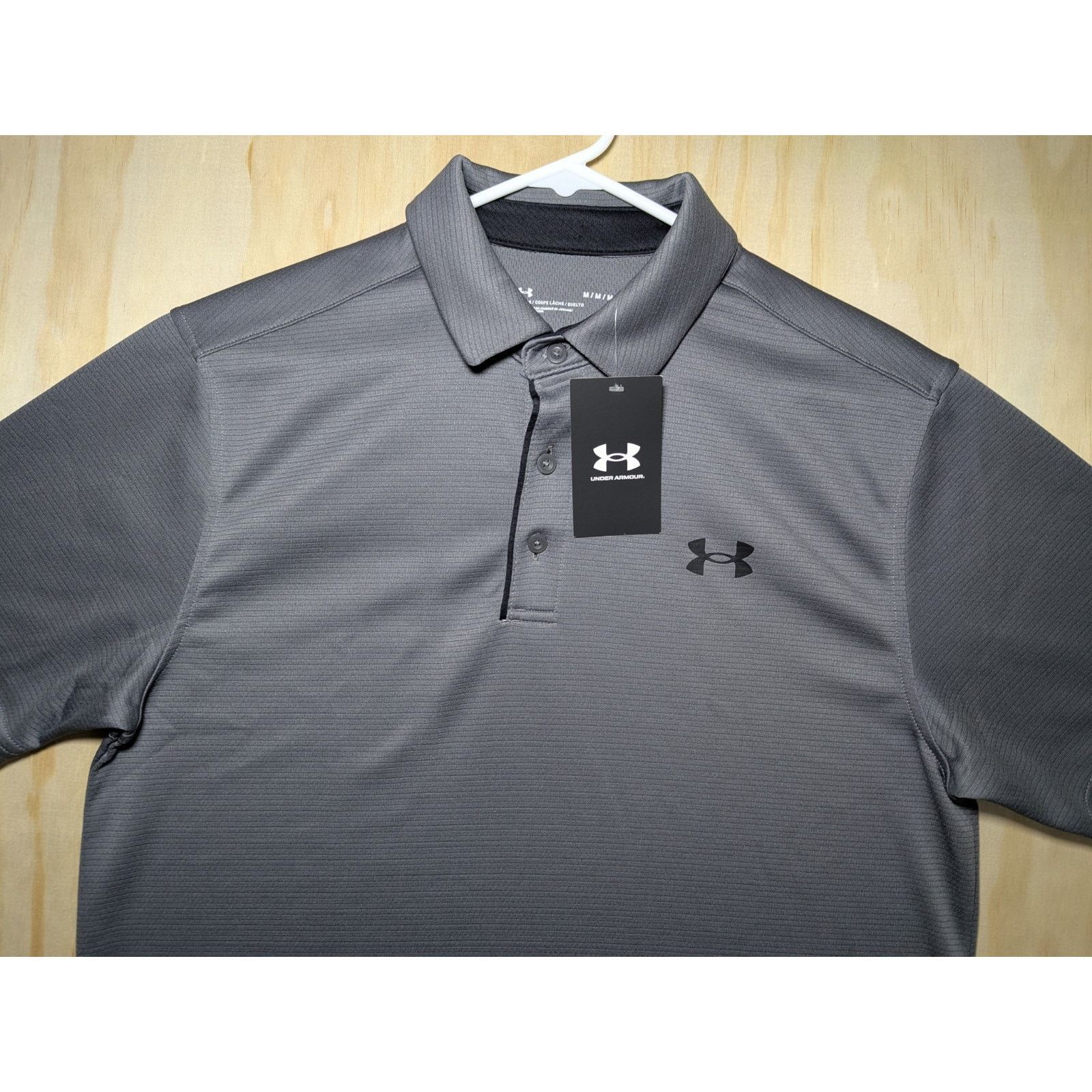 Under Armour Under Armour Men's Medium Polo Shirt Tech Golf Loose Grey Size US M / EU 48-50 / 2 - 3 Thumbnail