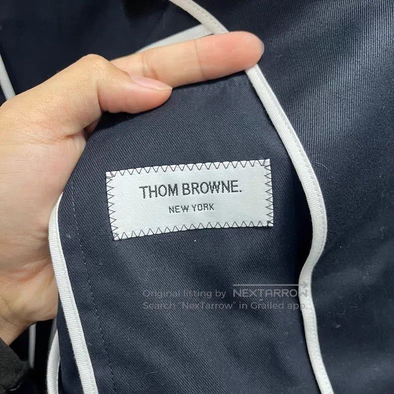 Thom Browne Thom Browne Double-Sleeve Gold Button Suit Jacket Size US S / EU 44-46 / 1 - 5 Thumbnail