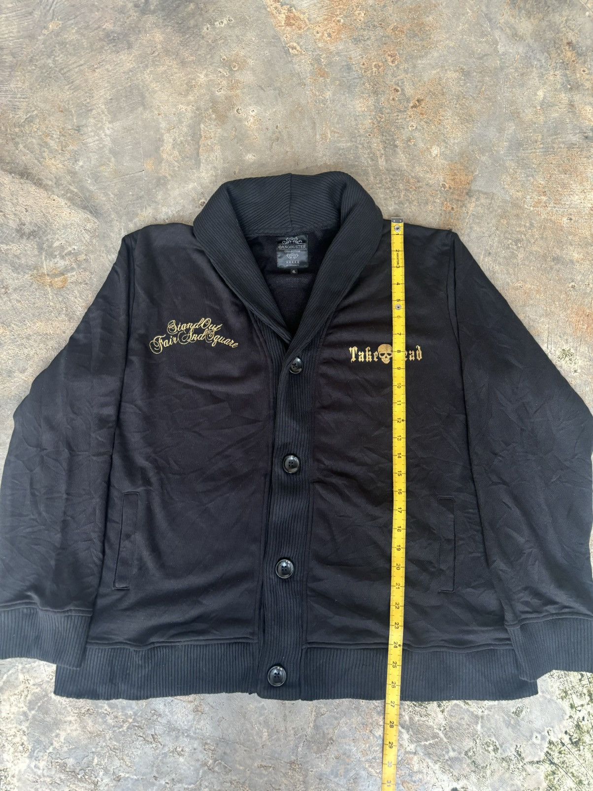 Hysteric Glamour Gangbuster Skull Poem Ifsix Lgb Style Over Size Jacket Size US XL / EU 56 / 4 - 13 Thumbnail