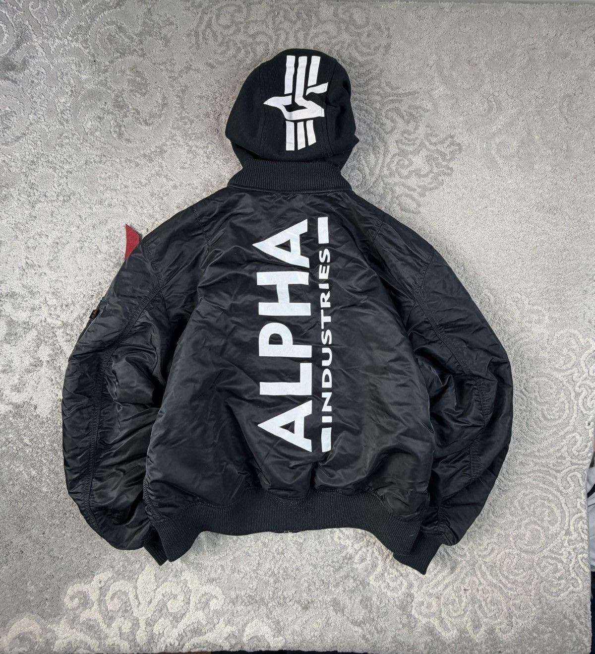 Alpha Industries Alpha Industries MA-1 ZH Big Logo Bomber Jacket Nylon Size US XXL / EU 58 / 5 - 3 Thumbnail