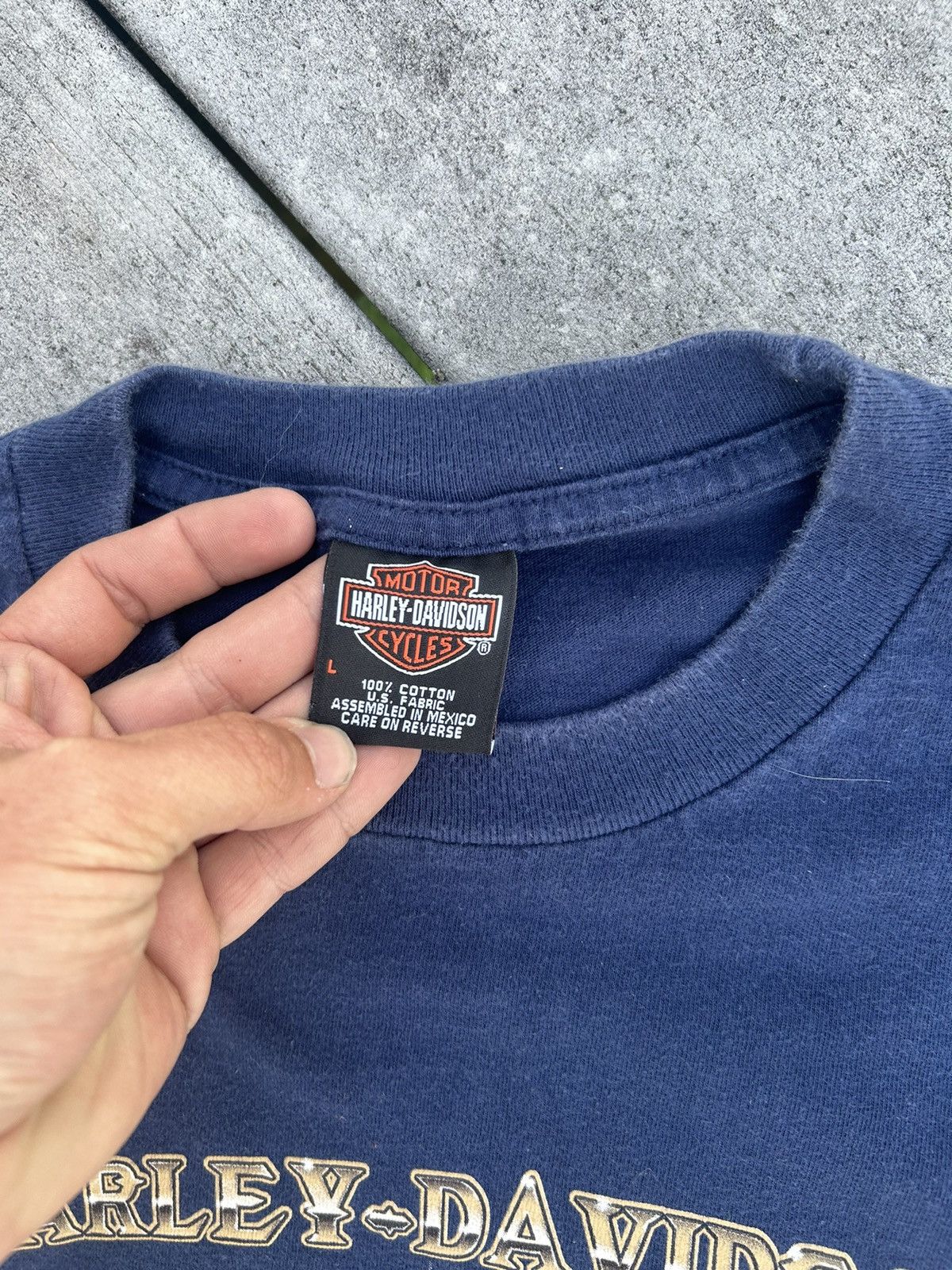Harley Davidson × Vintage Vintage Harley Davidson style shirt Size US XL / EU 56 / 4 - 2 Thumbnail