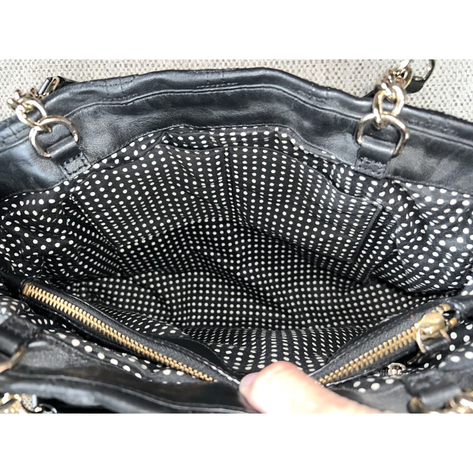 Vintage KATE SPADE Astor Court Elena Quilted Purse Shoulder Hand Bag Leather Black | Kate Spade New York | Women | Medium | Black | Quilted | Shoulder Bag Size ONE SIZE - 7 Thumbnail
