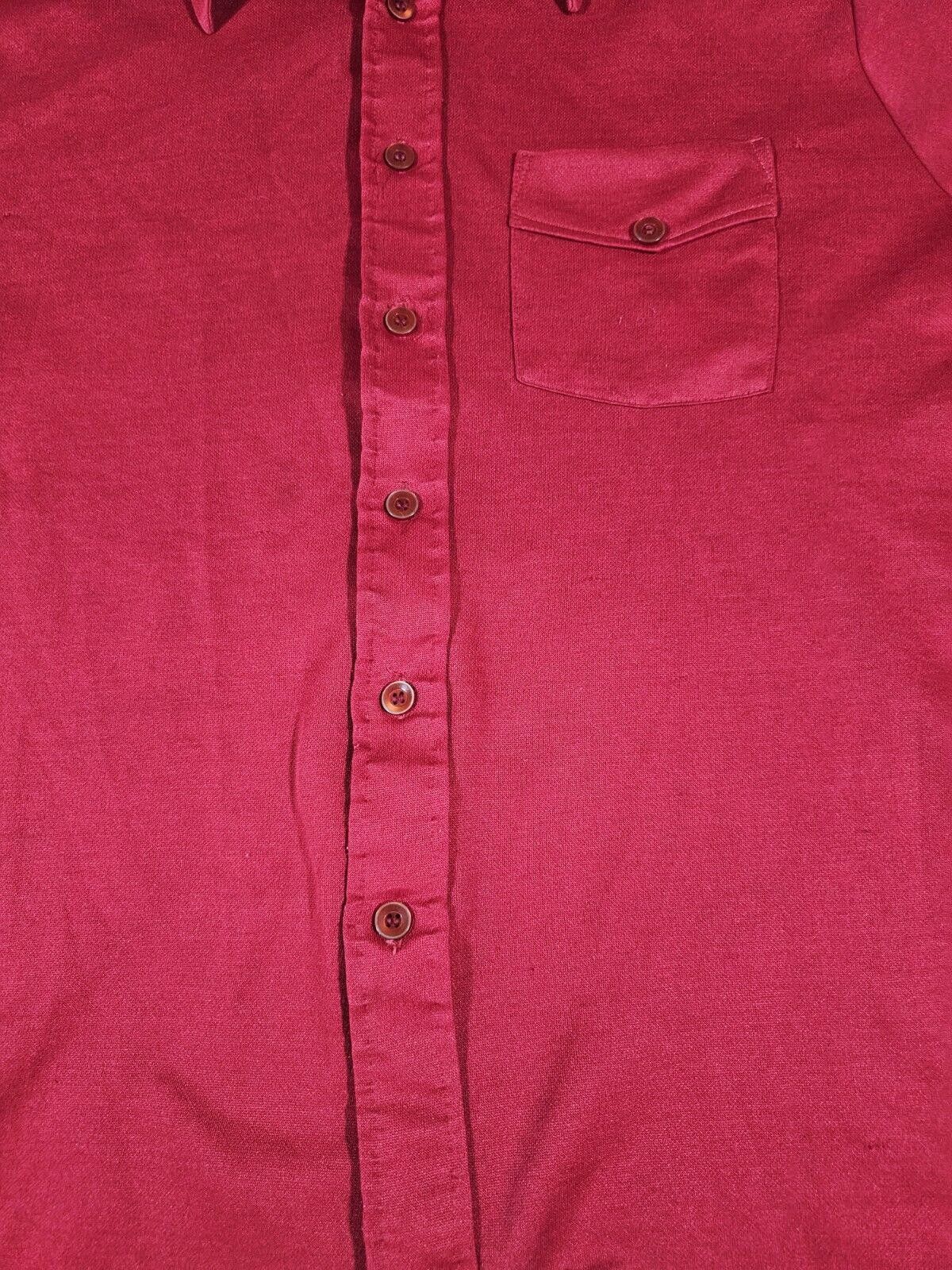 Wrangler Men's Wrangler Red Polo Shirt Button Down SEE MEASUREMENTS Size US M / EU 48-50 / 2 - 2 Thumbnail