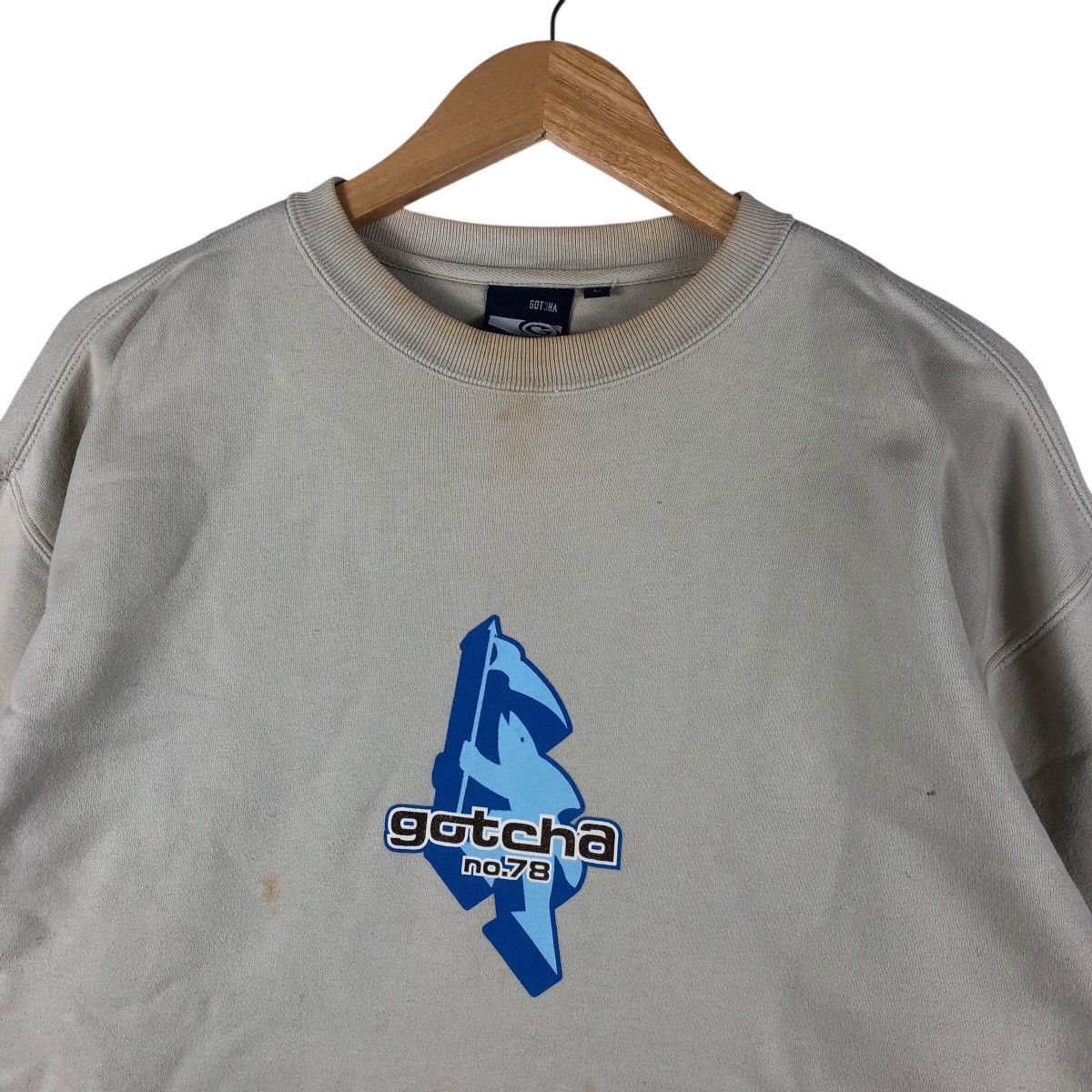 Gotcha GOTCHA Big Logo Design Crewneck Sweatshirt Size US L / EU 52-54 / 3 - 2 Thumbnail