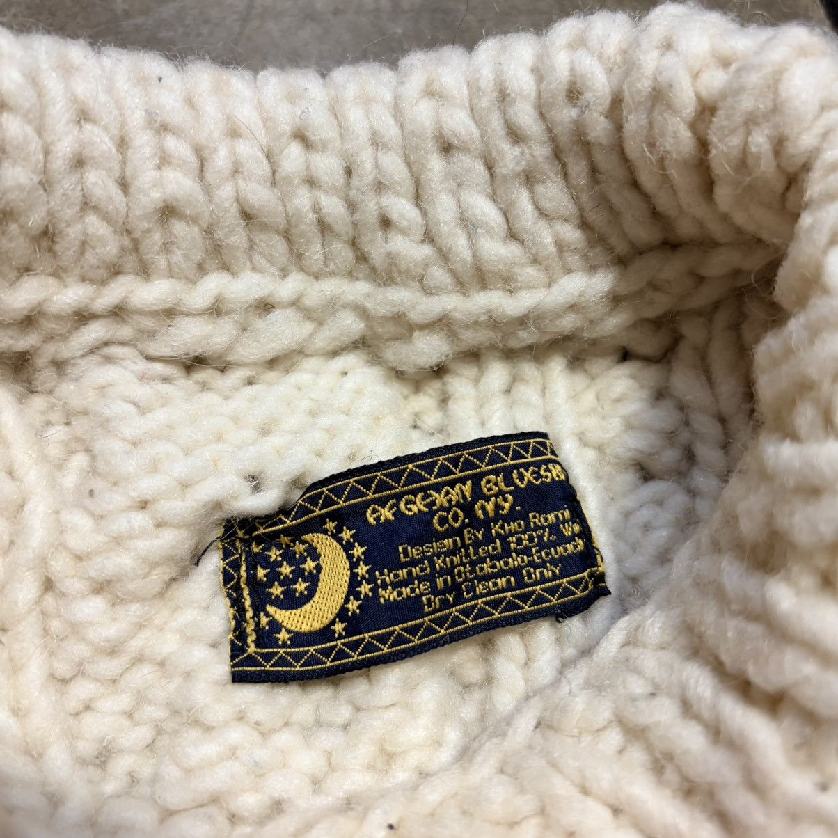 Vintage Vintage 90s Wool Sweater Cable Knit Chunky Fisherman Ecuador Size US S / EU 44-46 / 1 - 9 Thumbnail