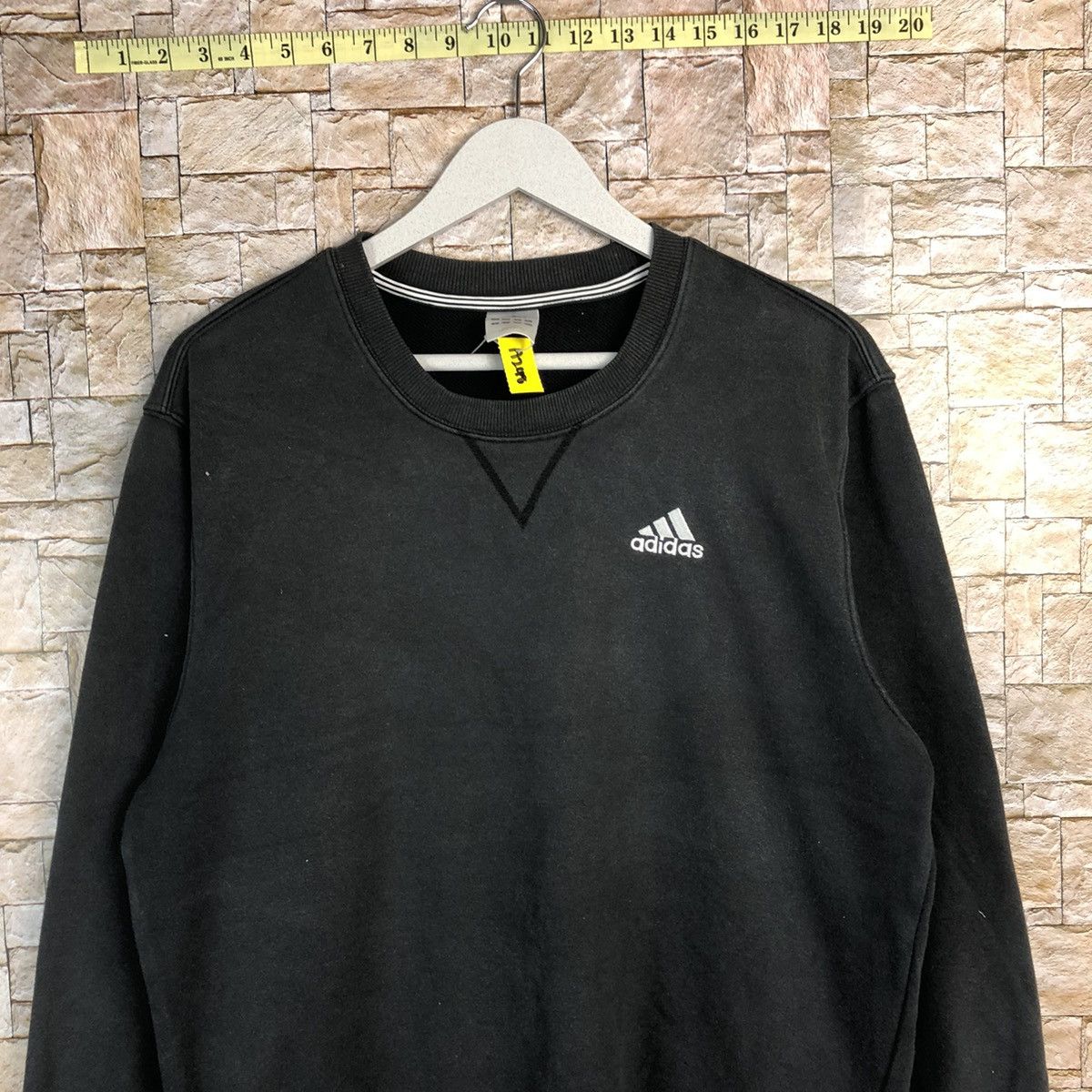 Adidas × Vintage Adidas Black Sweatshirt #A298 Size US M / EU 48-50 / 2 - 2 Thumbnail