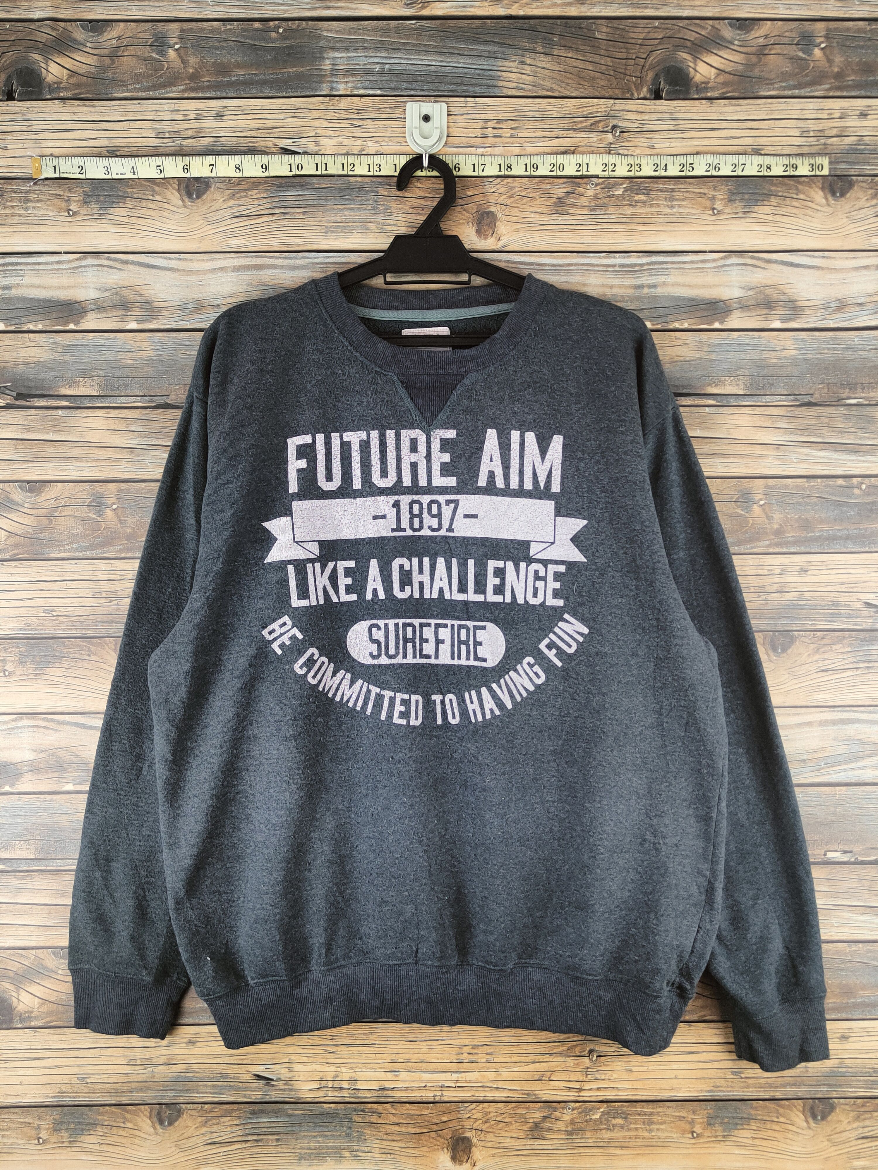 Japanese Brand Vintage Japanese Brand Dark Green Sweatshirts Size US L / EU 52-54 / 3 - 1 Thumbnail