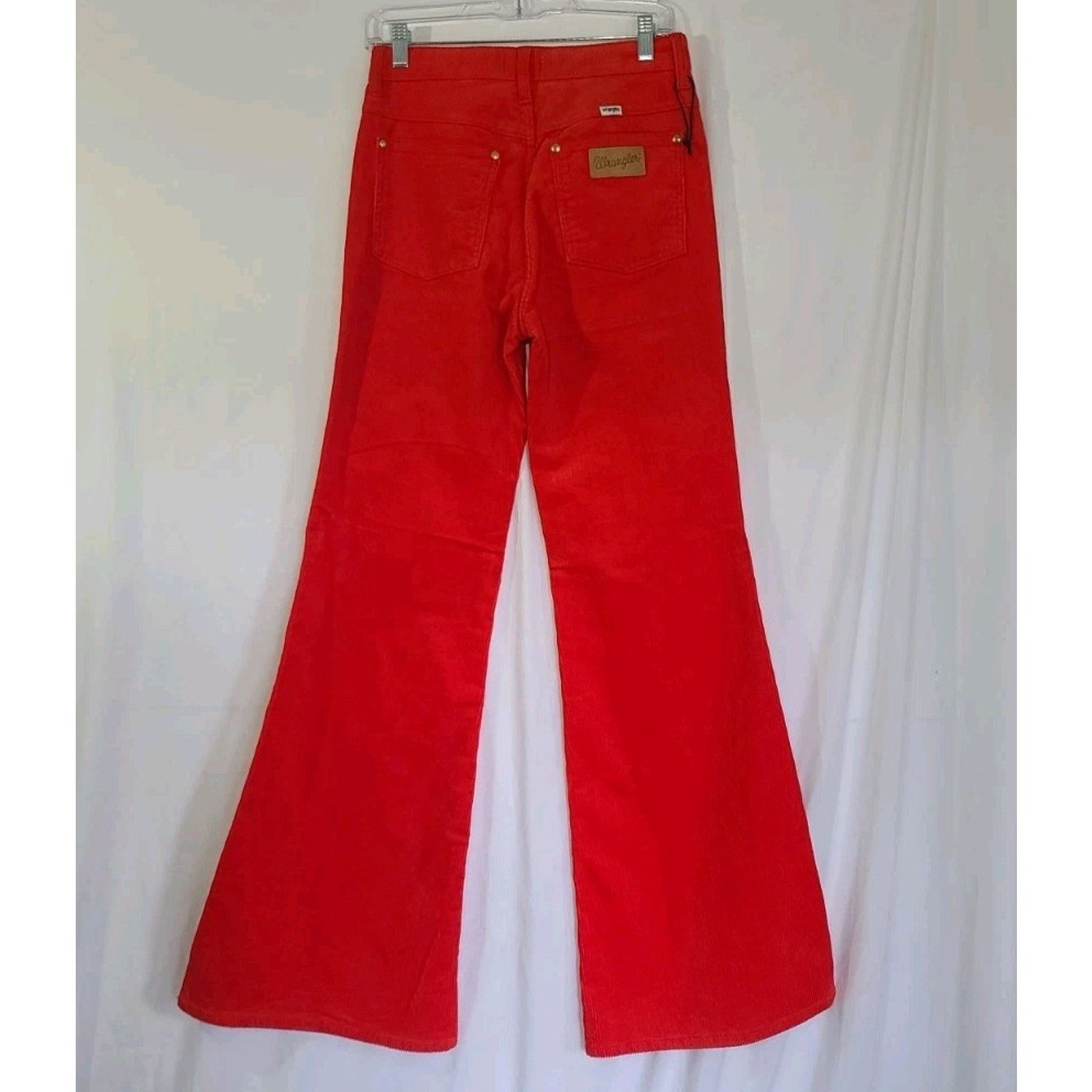 Wrangler New Wrangler Wanderer High-Rise Corduroy Red Pants 27x34 Size 27" / US 4 / IT 40 - 7 Thumbnail