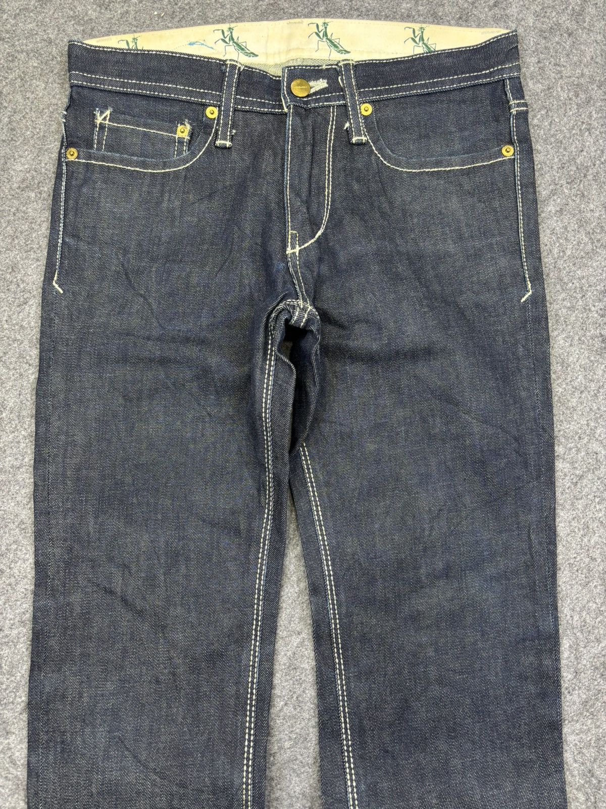 Japanese Brand PHENOMENON Tokyo Japanese Designer Skinny 10Oz Denim F751 Size US 29 - 3 Thumbnail