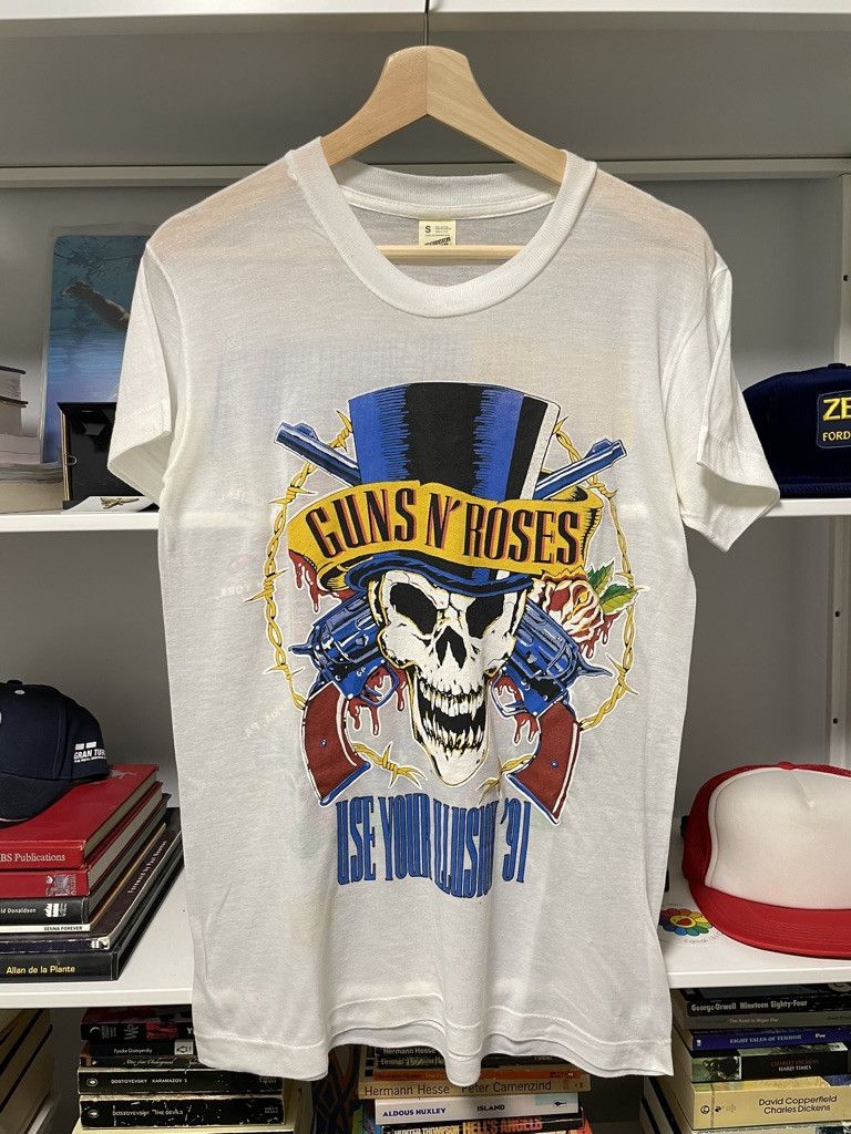 Vintage Guns ’N Roses ’91 Single Stitch Tour T- Shirt- 1990s