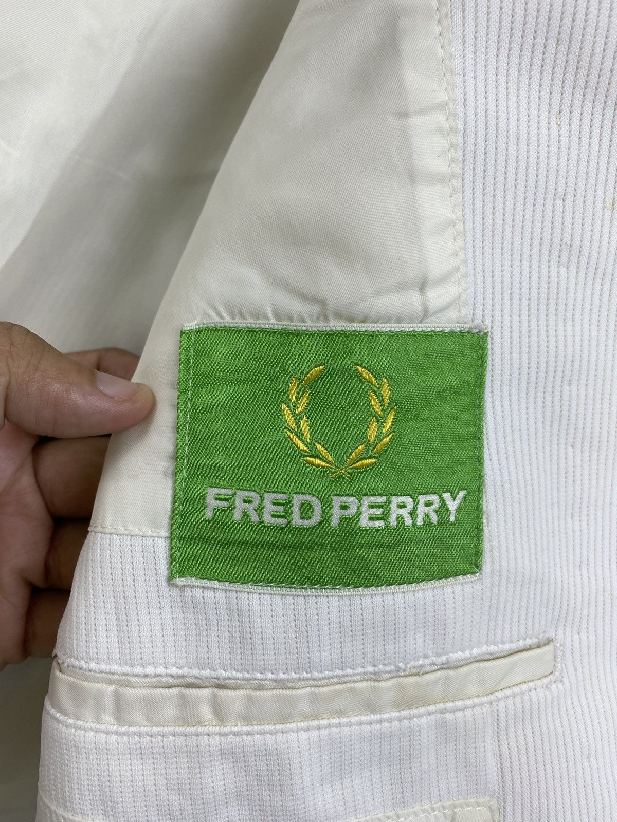 Fred Perry × Japanese Brand × Vintage Vintage Fred Perry Double Button Coat Jacket Size US M / EU 48-50 / 2 - 10 Thumbnail