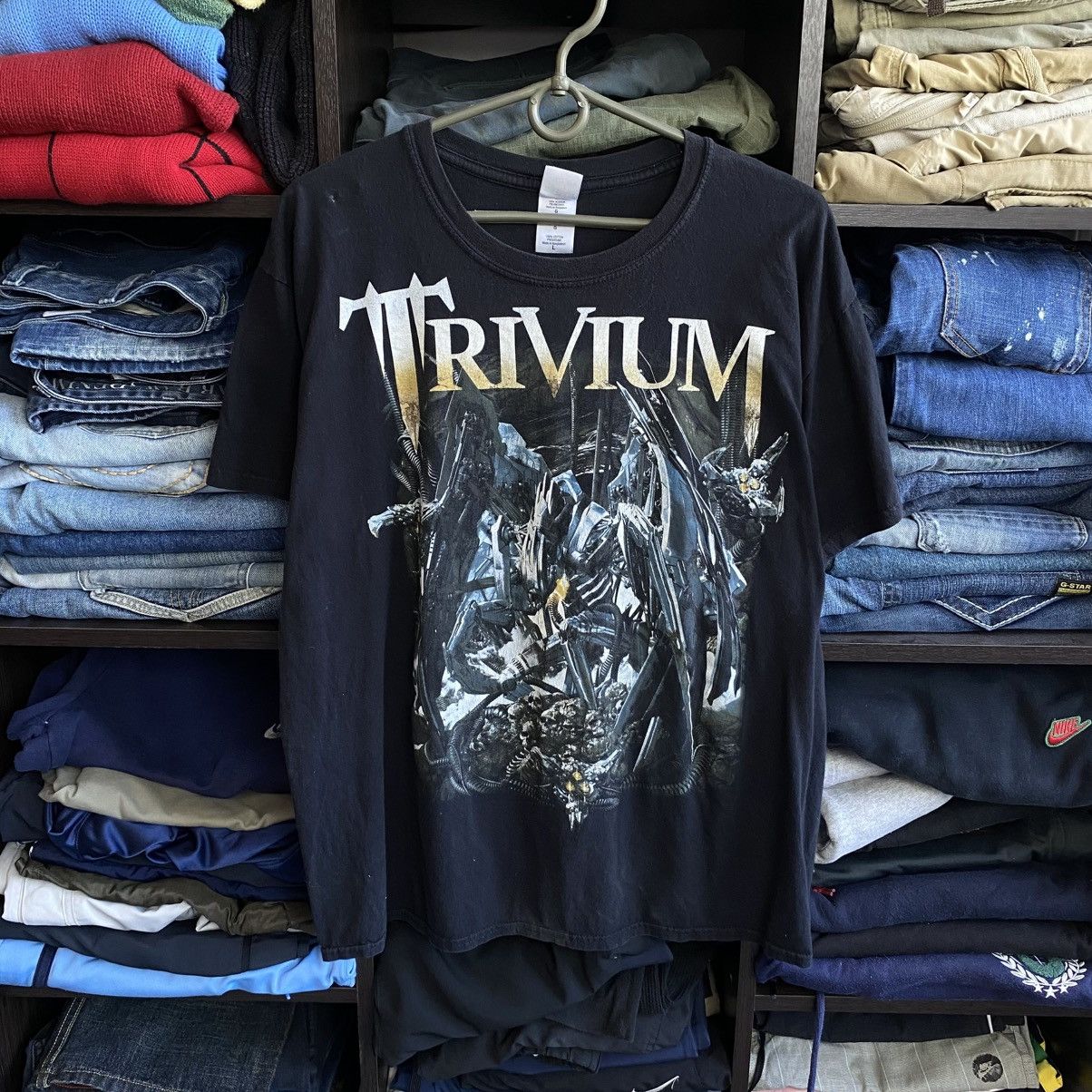 Band Tees Vintage Trivium Big Graphic Logo rock band streetwear tee Size US L / EU 52-54 / 3 - 1 Thumbnail