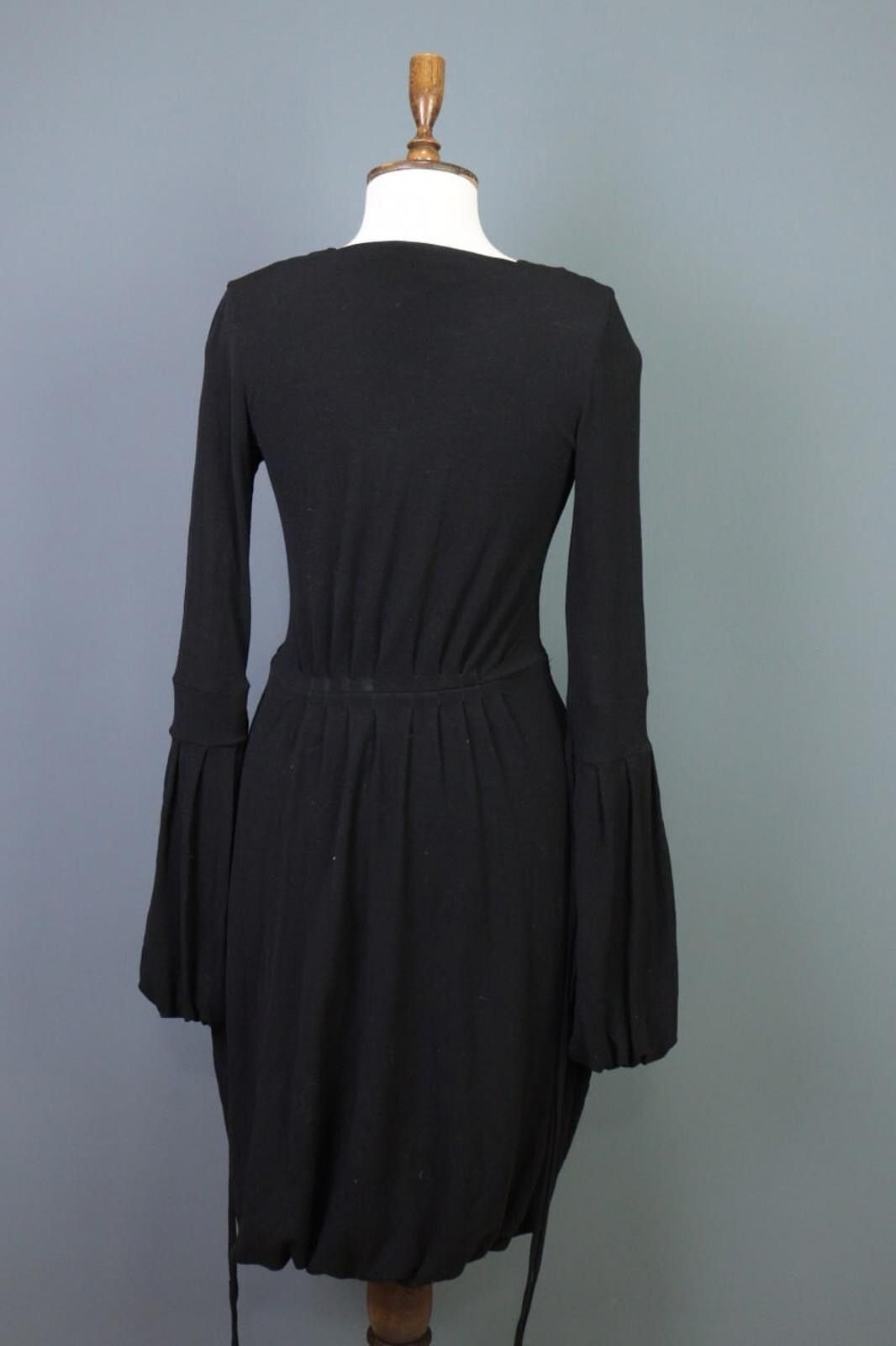 Dsquared2 Dsquared 2 Black Wool A-Line Style V-Neck Dress Size XS Size XS / US 0-2 / IT 36-38 - 10 Thumbnail