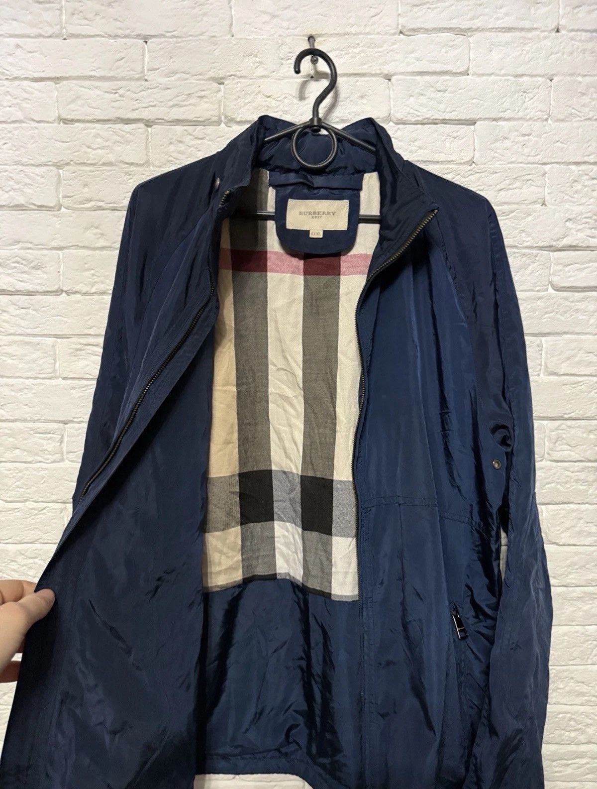 Burberry Burberry Brit Nylon Jacket Hooded Nova Check Sz XXL Size US XXL / EU 58 / 5 - 9 Thumbnail