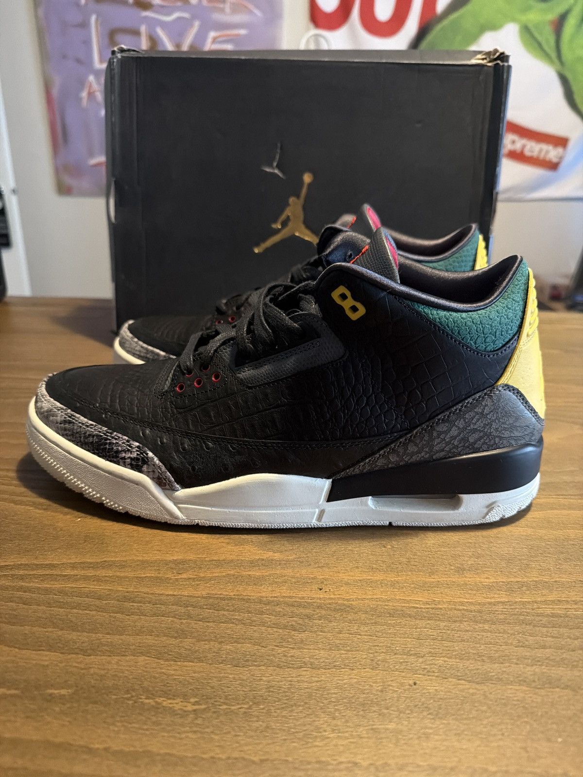 Jordan Brand Jordan 3 Animal Instinct 2 Size US 12.5 / EU 45-46 - 4 Thumbnail