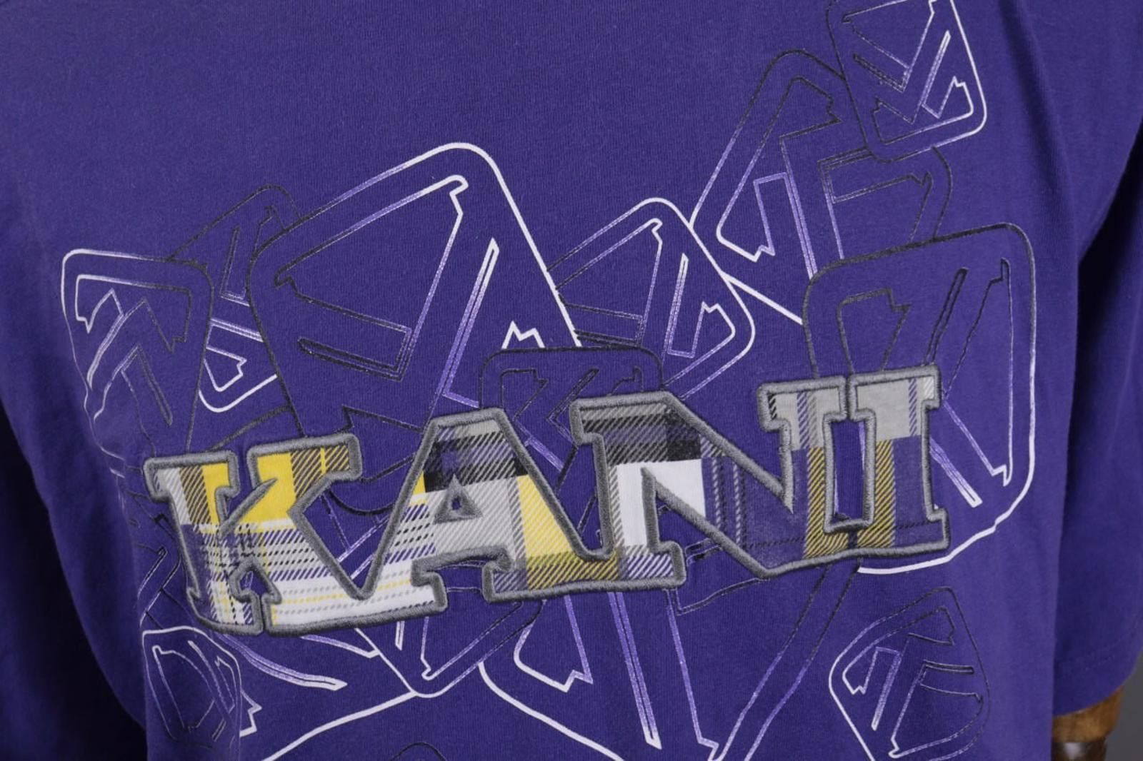Karl Kani Karl Kani Purple Embroidered Summer Big T-shirt Size S Size US S / EU 44-46 / 1 - 6 Thumbnail