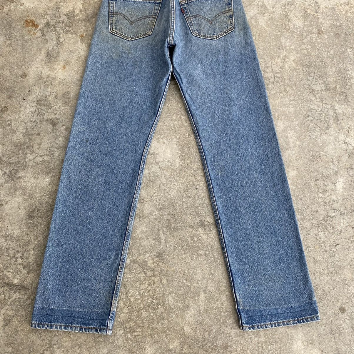 Levi's Size 31x32.5 Vintage 1997 Levis 501 Faded Blue Denim Jeans Size US 31 - 11 Thumbnail