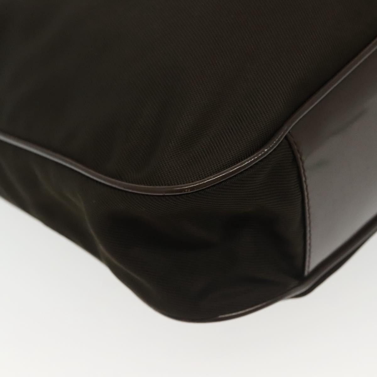 Gucci GUCCI Bamboo Hand Bag Nylon Brown Silver 001 2113 001 2113 Size ONE SIZE - 15 Thumbnail