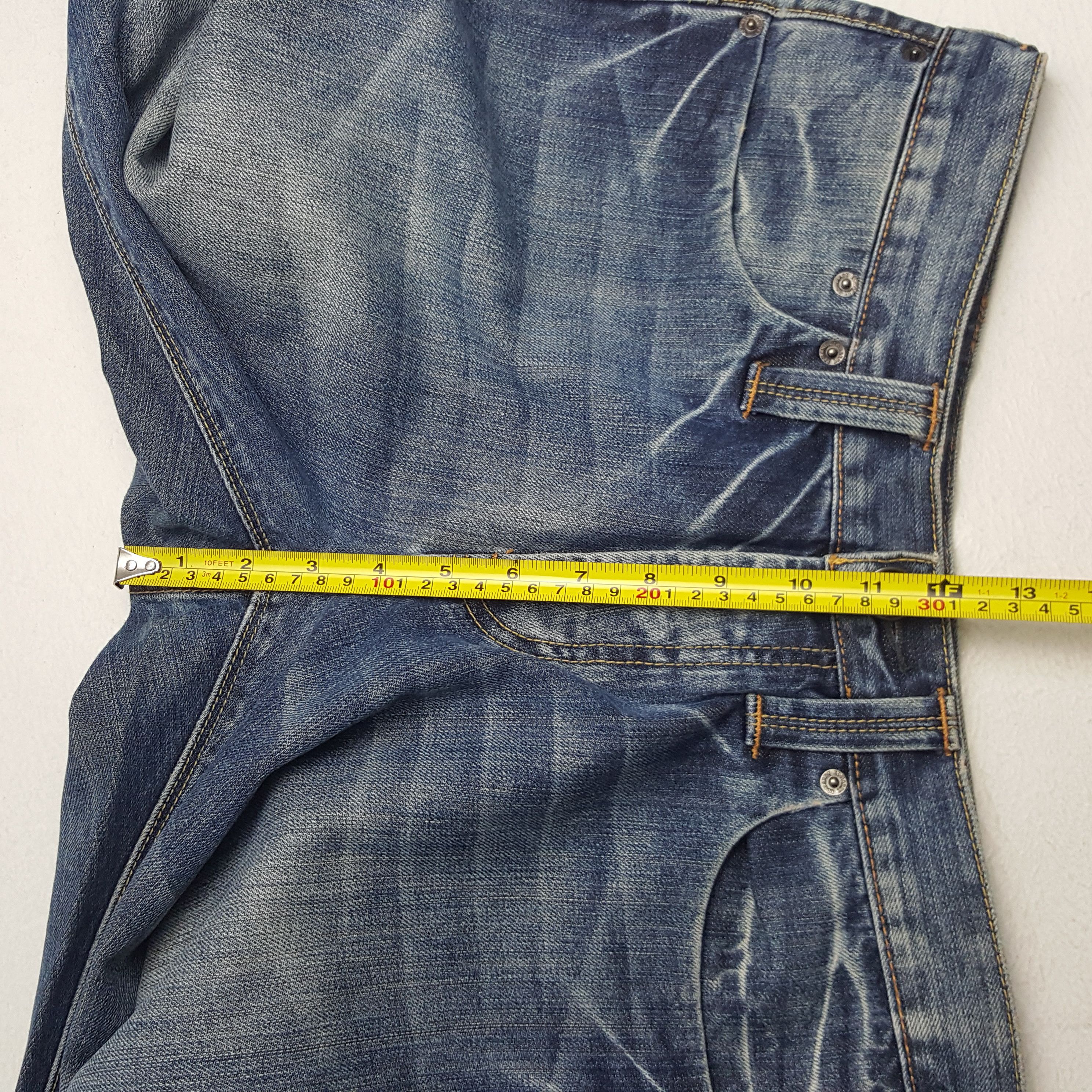 Ed Hardy × Vintage Vintage Ed Hardy USA Custom Art Big Logo Denim Jeans Size US 32 / EU 48 - 8 Thumbnail