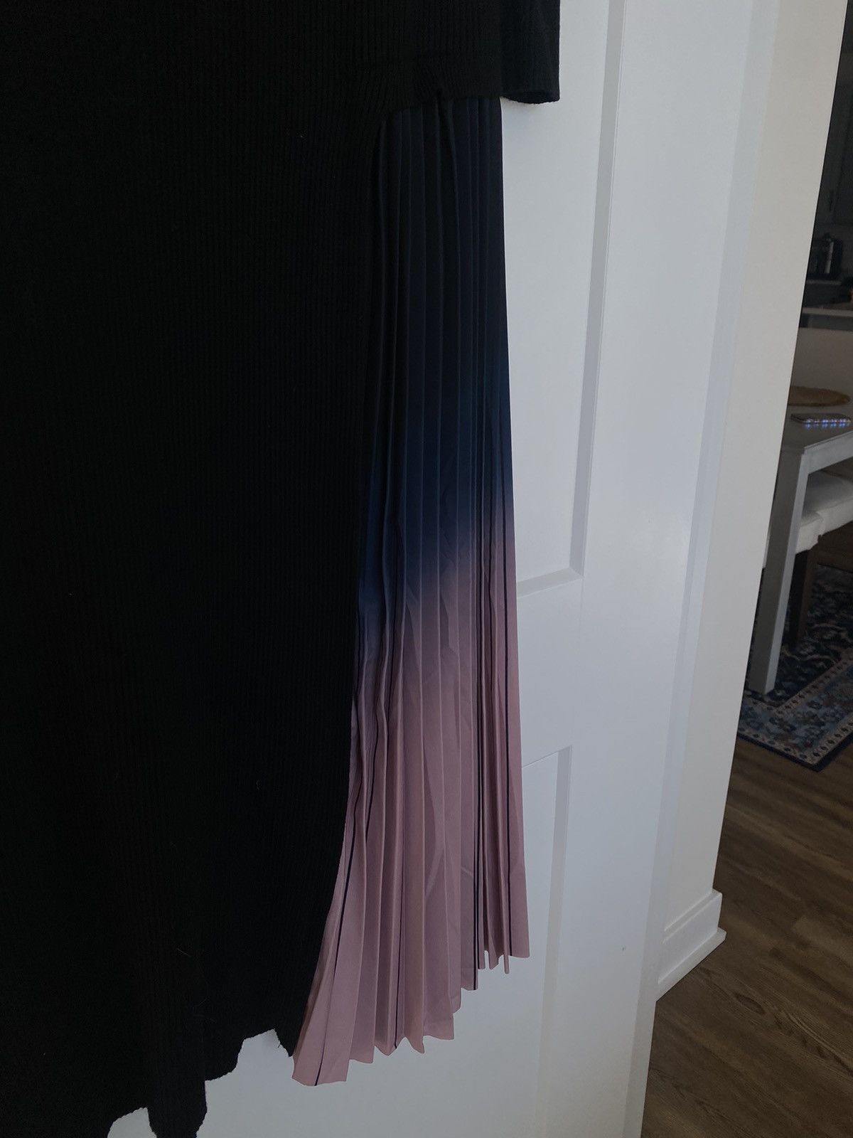 Other Dalia MacPhee Black Midi Sweater Pleated Ombre Size 2X Size XXL / US 16-18 / IT 52-54 - 5 Thumbnail