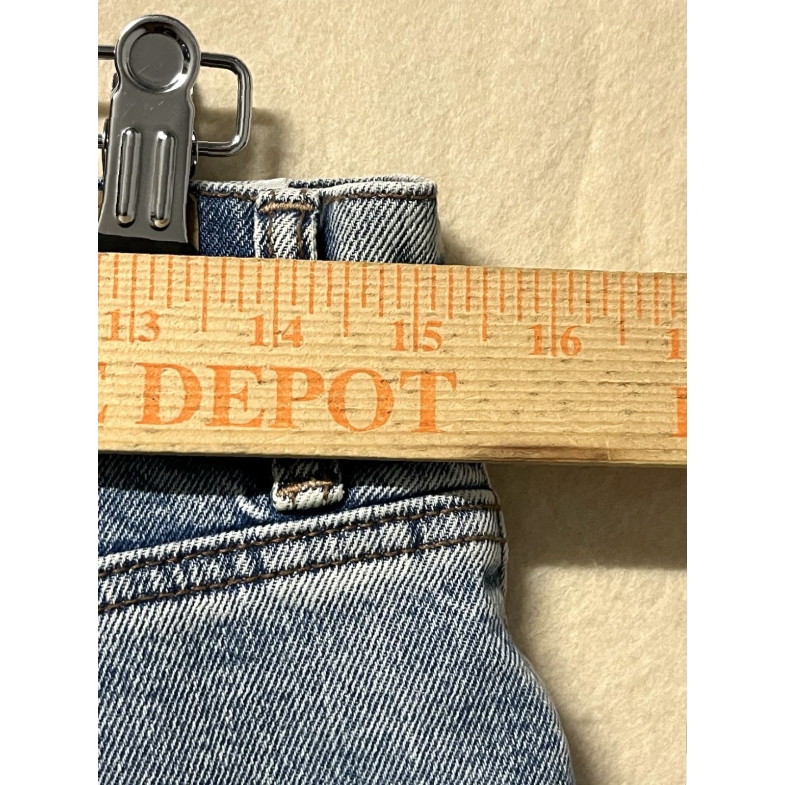 American Eagle Outfitters American Eagle Shorts Women’s Regular Size 8 Blue Denim Boyfriend High Rise 5-Pocket Stretch Vintage: No Size 30" / US 8 / IT 44 - 3 Thumbnail