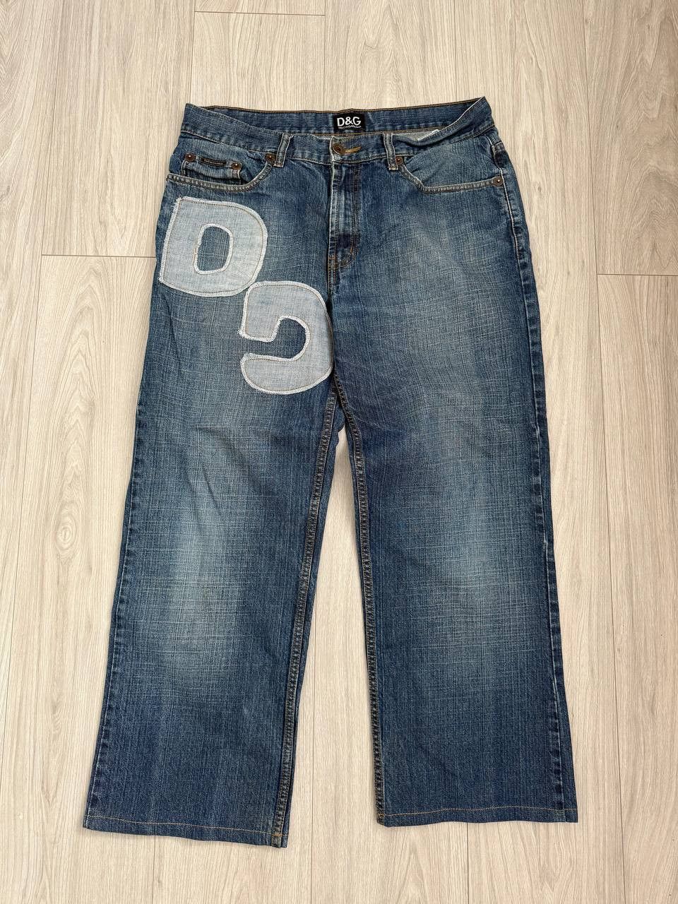 Dolce & Gabbana Dolce & Gabanna Jeans Big Logo Denim Jeans Size US 36 / EU 52 - 1 Thumbnail