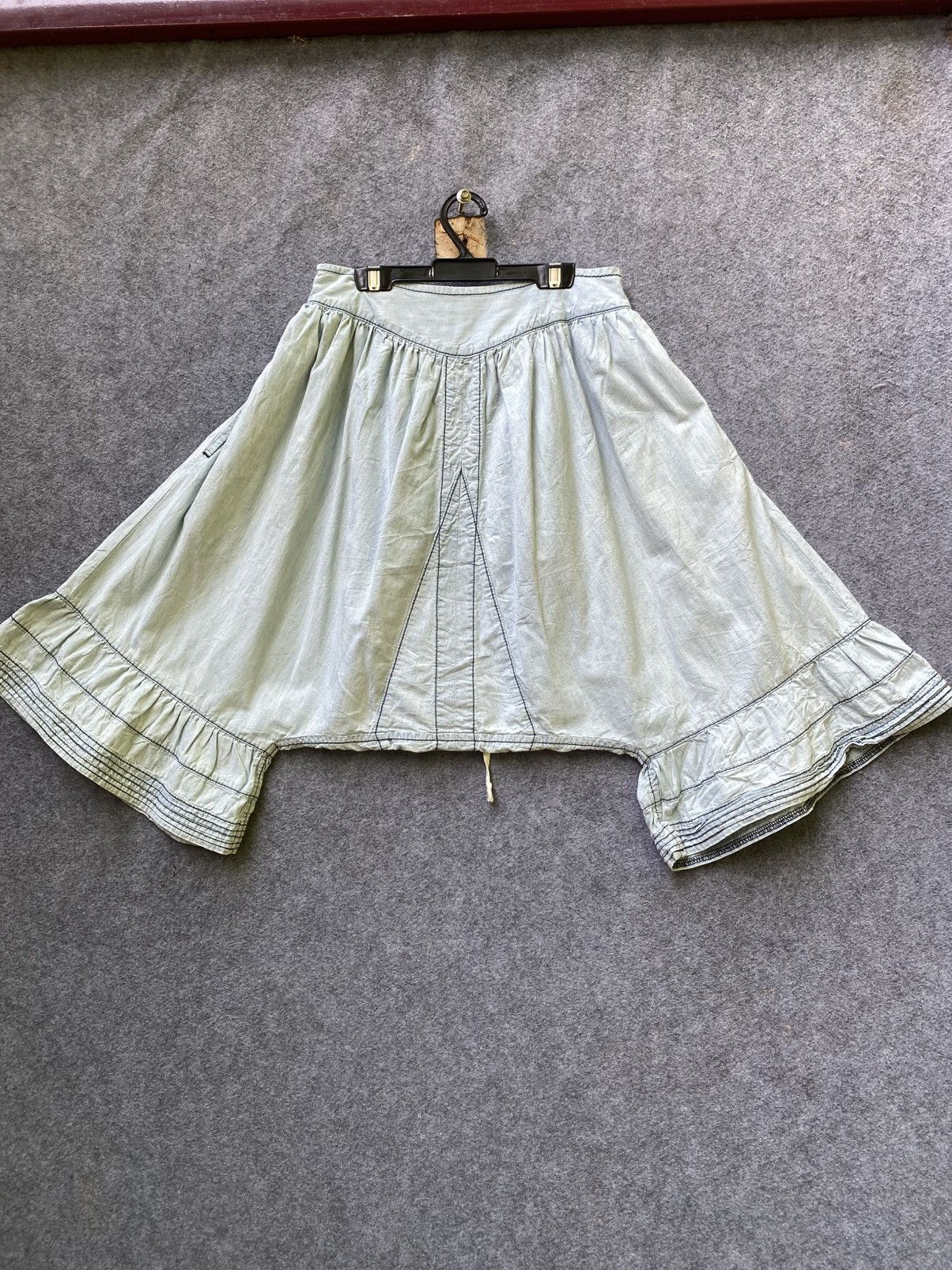 Comme des Garcons Tao Comme des Garçons Light Wash Denim Sarouel Pants Size 28" / US 6 / IT 42 - 6 Thumbnail