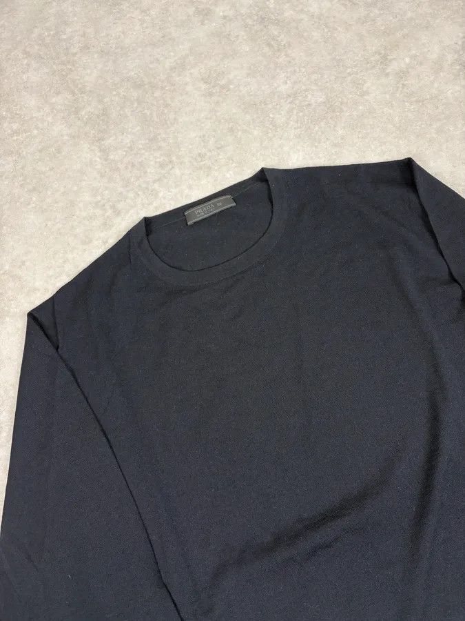 Prada SS2007 Prada Black Wool Sweater Size US S / EU 44-46 / 1 - 5 Thumbnail