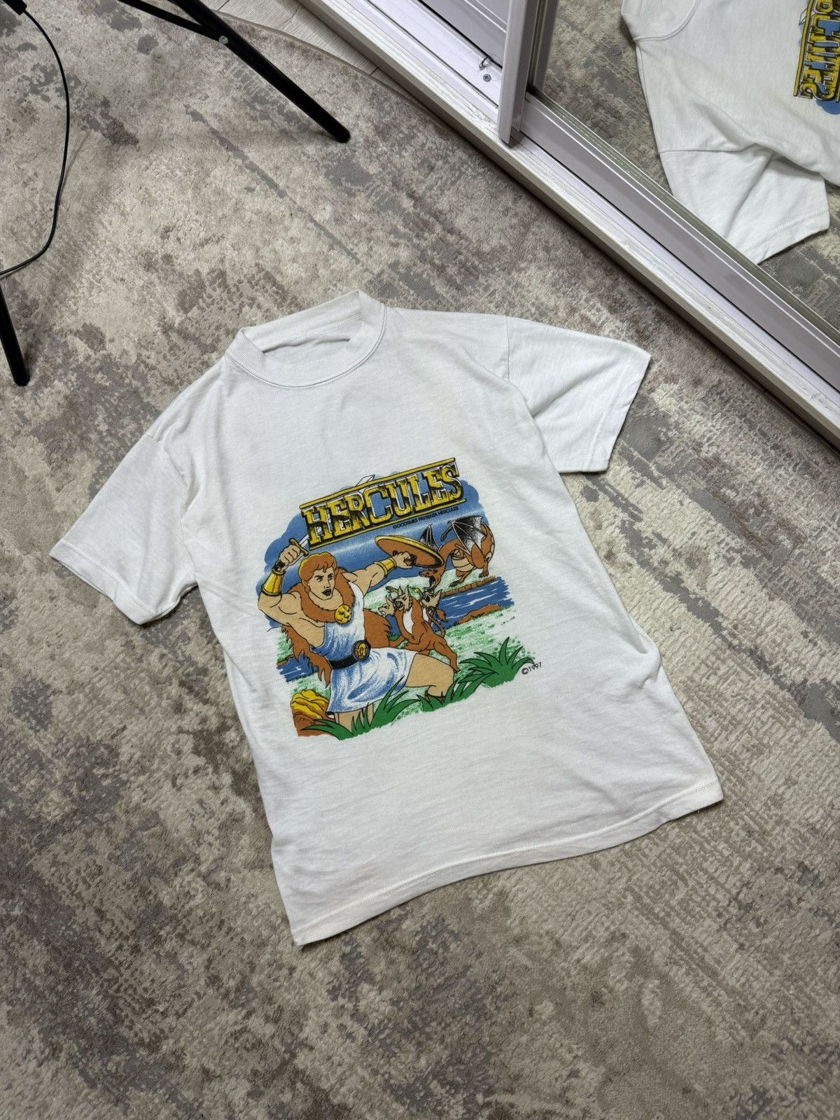 Disney Rare 1997 Disney Hercules Vintage Tee – Original Movie Promo Size US S / EU 44-46 / 1 - 1 Thumbnail