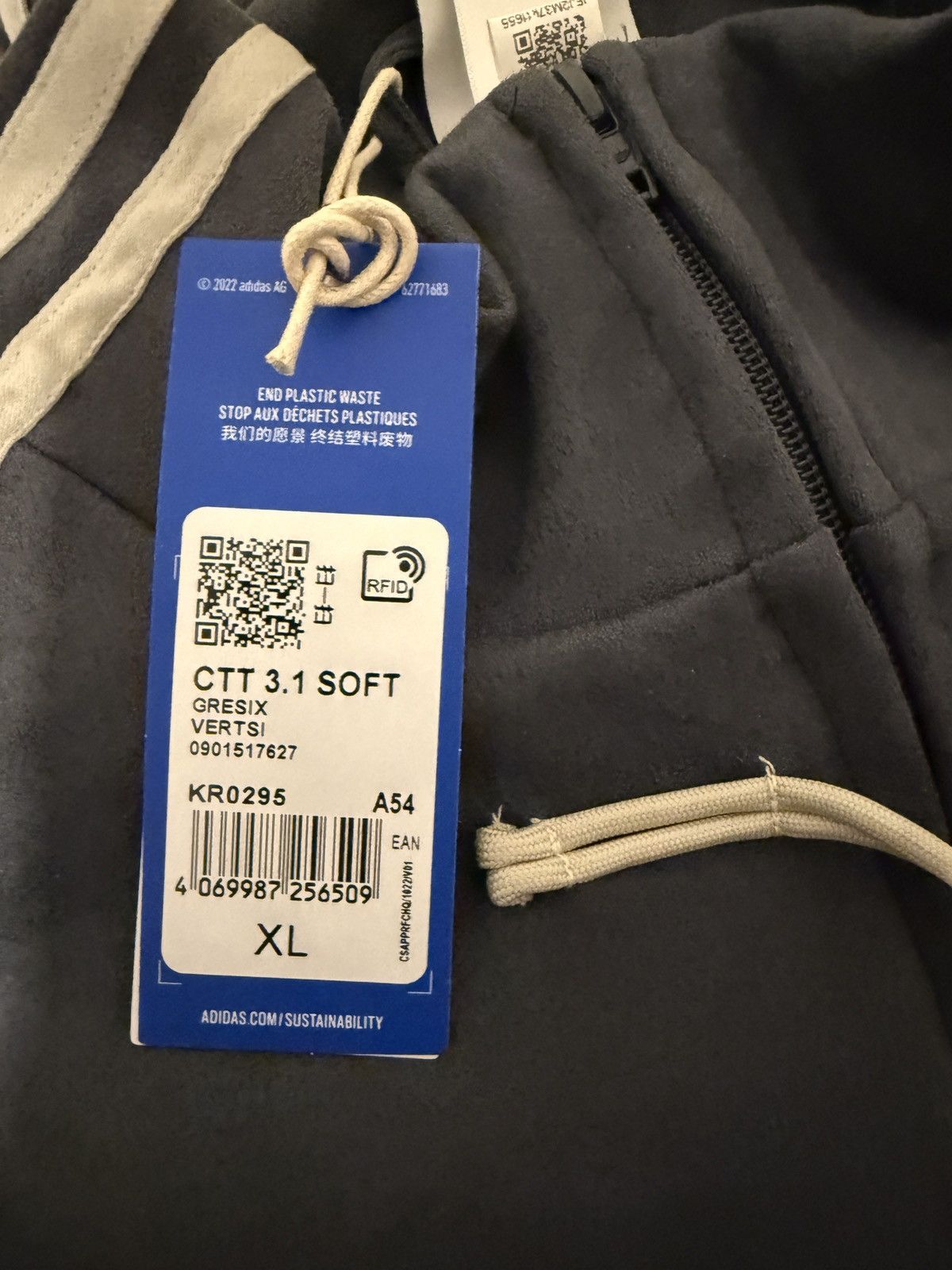 Clot * adidas CTT chinese track top 3.1