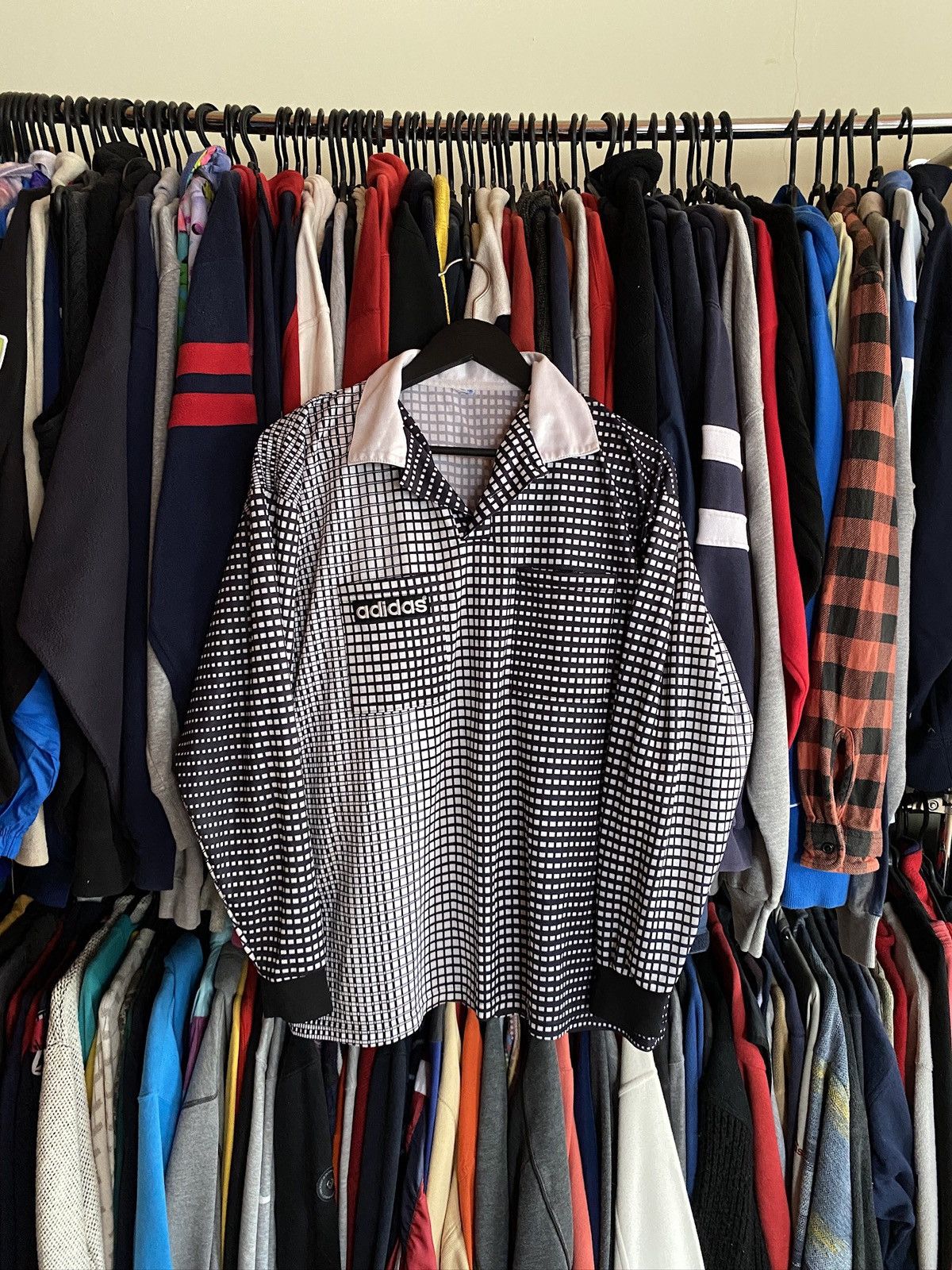 Adidas VINTAGE ADIDAS 3D RUGBY LONG SLEEVE 90s Size US XL / EU 56 / 4 - 1 Thumbnail