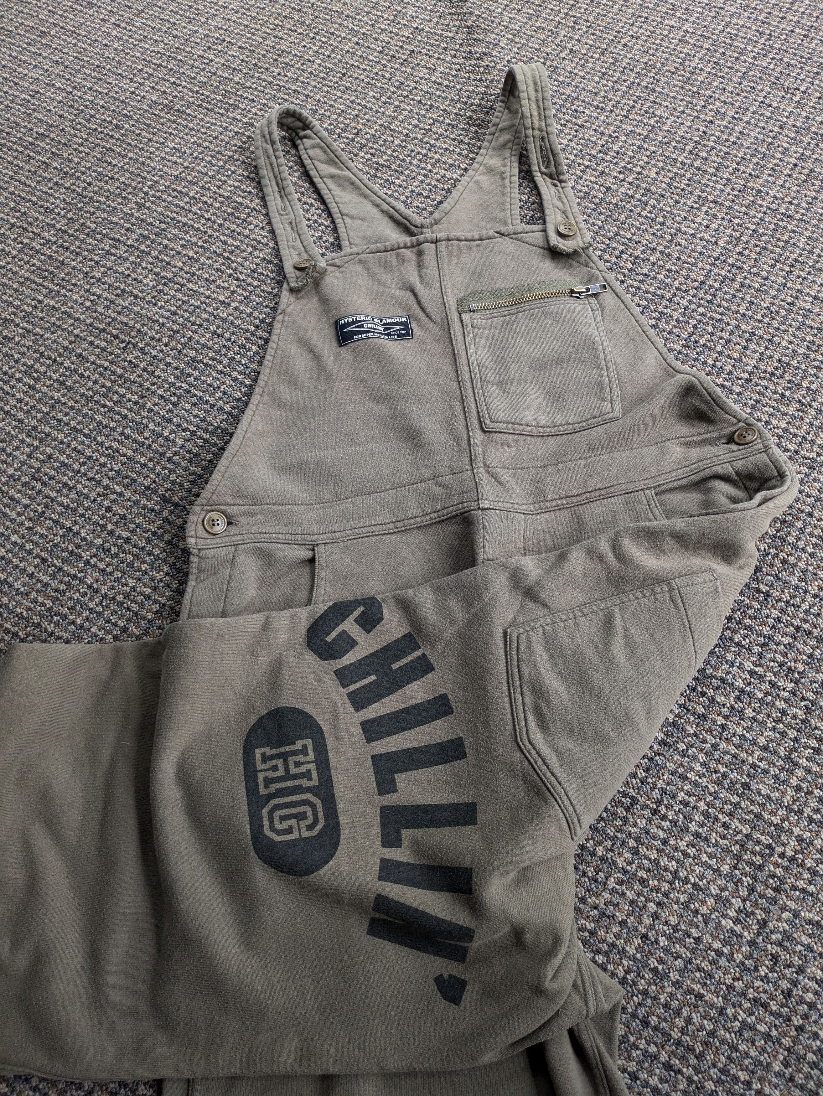 Hysteric Glamour Chillin Sweatpant Overalls Sweatpants Flare