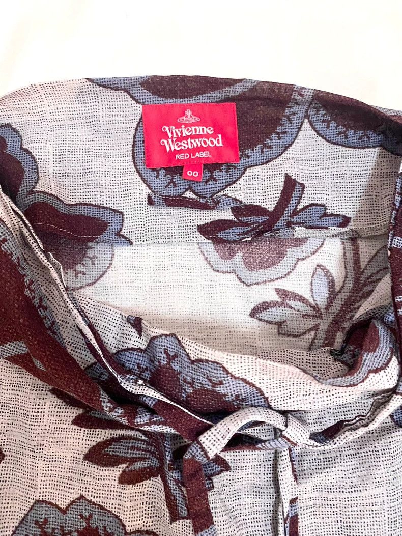 Vivienne Westwood Vivienne Westwood Floral irregular short-sleeved top Size S / US 4 / IT 40 - 4 Thumbnail