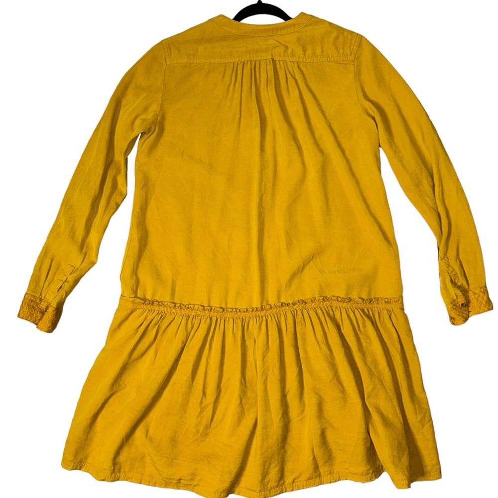 Designer Anthropologie l Maeve Marlie Button-Front Tunic Dress Size 6 Size M / US 6-8 / IT 42-44 - 4 Thumbnail