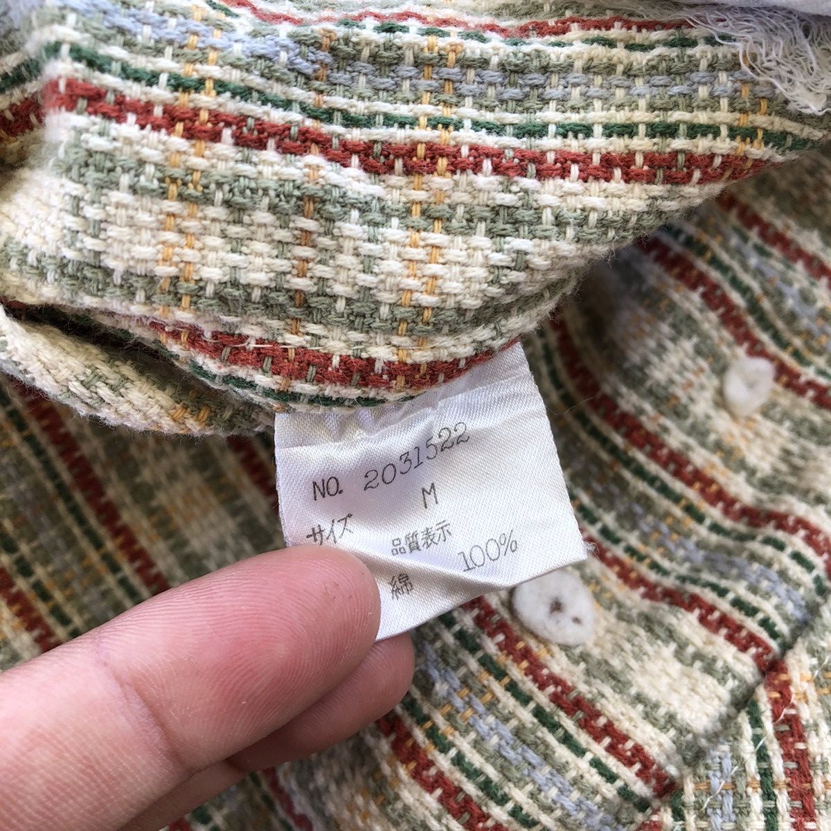 Fiorucci × Japanese Brand FIORUCCI Equipe World Boutique Plaid Cotton Jacket Size M / US 6-8 / IT 42-44 - 8 Thumbnail