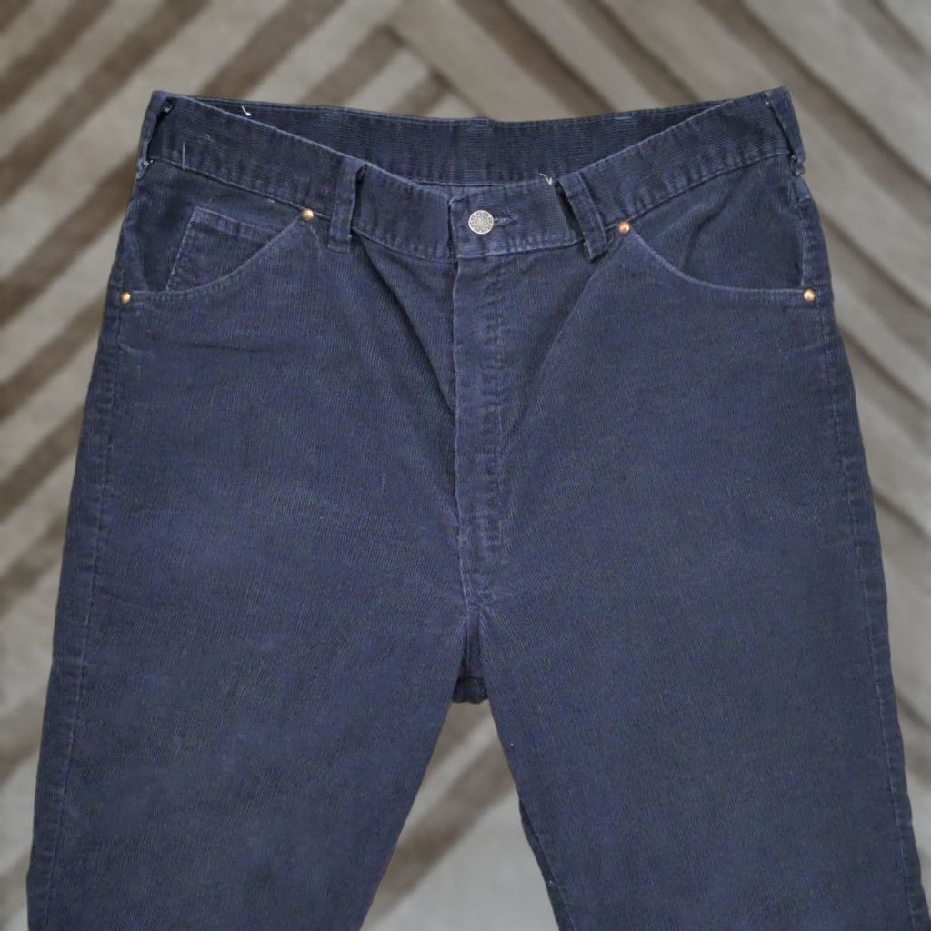 Vintage VINTAGE Big Yank Pants Mens 36x32 Blue Corduroy Bootcut Western 70s 80s 90s Outdoor Khakis Mens Size US 36 / EU 52 - 1 Thumbnail