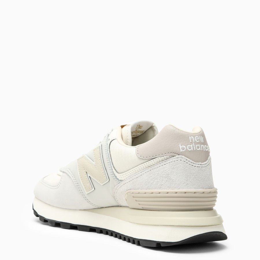 o1d2blof0424 Low-Top Trainers in White & Grey