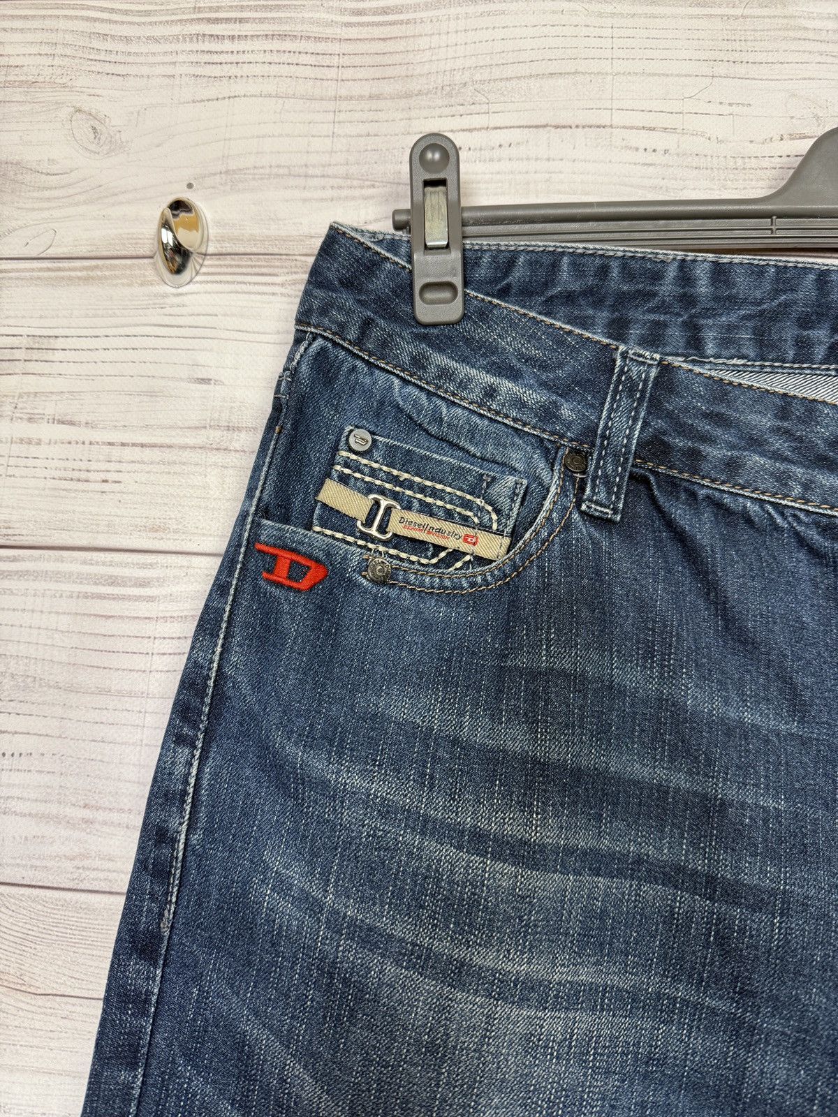Diesel Vintage Diesel Jeans Big Logo Denim Pants Japanese Size US 34 / EU 50 - 5 Thumbnail
