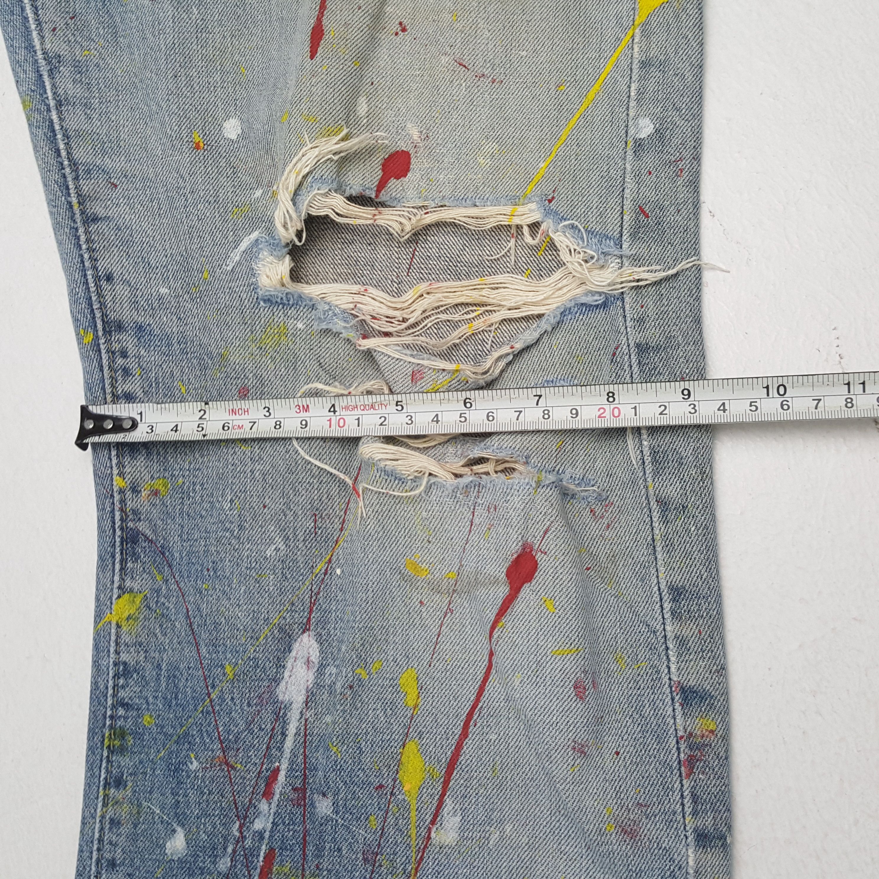 Levi's × Vintage LEVI'S Selvedge Streetwear Style Distressed Jeans Size US 31 - 10 Thumbnail